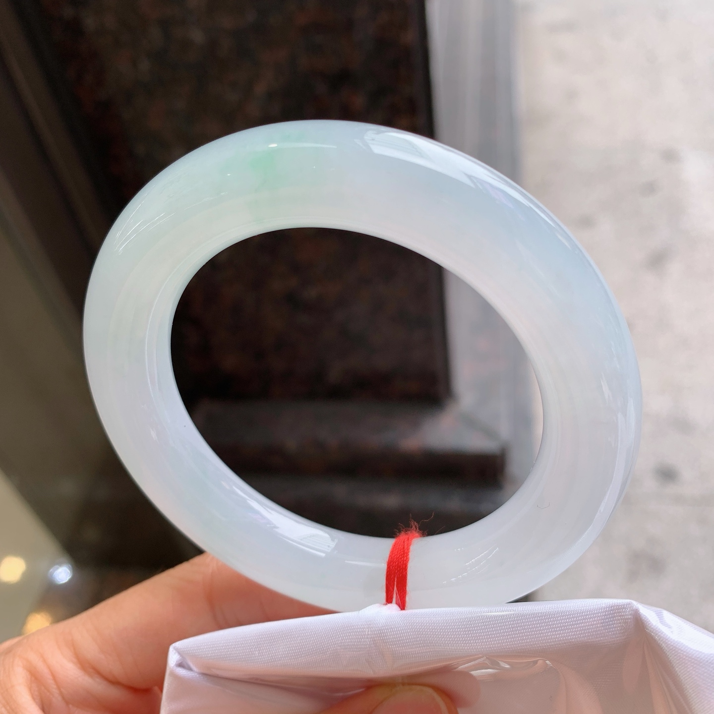 圆条冰飘绿 无裂,版型好