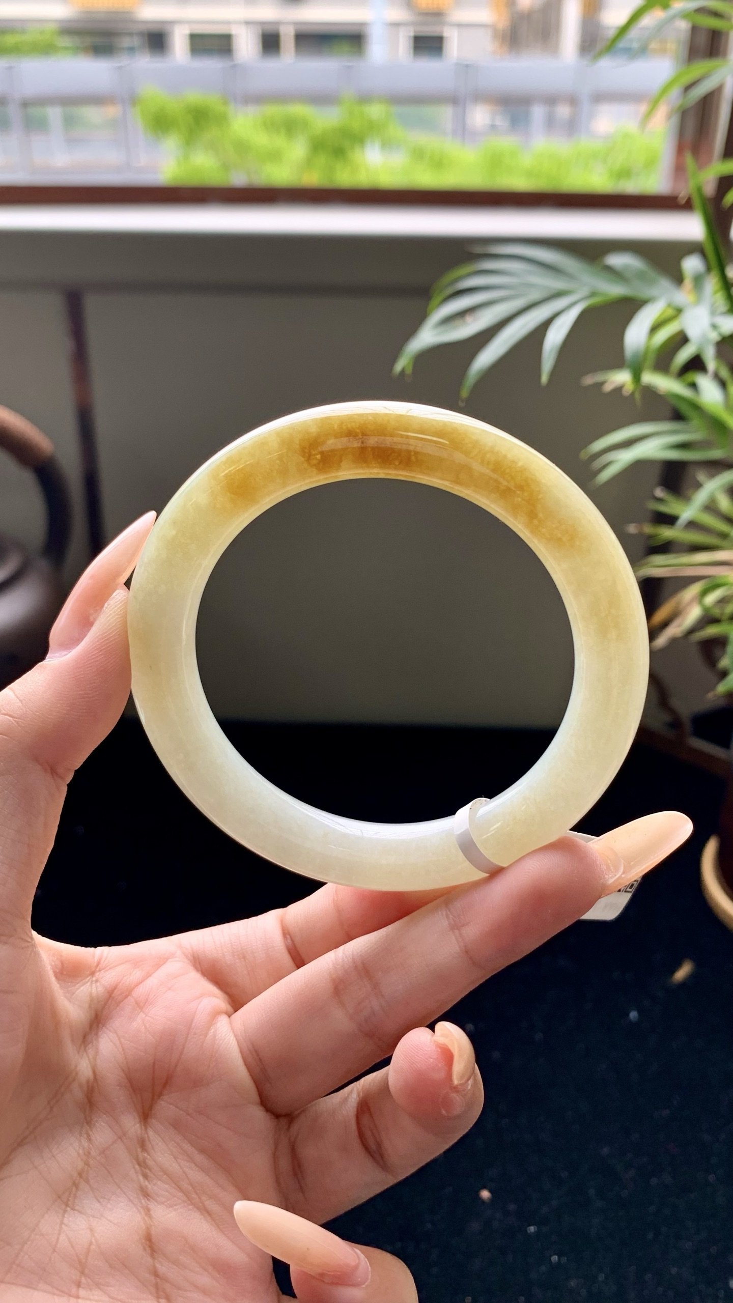 黄翡圆条成品 HYY-7135 尺寸：55.5-10-10