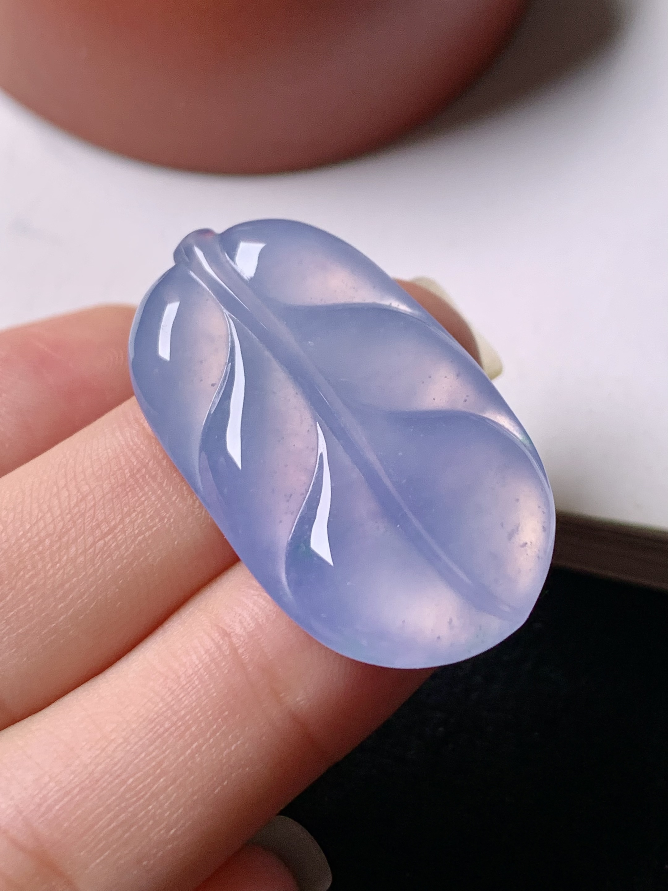 冰紫叶子，色泽浓艳，0828尺寸32.1*18.9*3.8