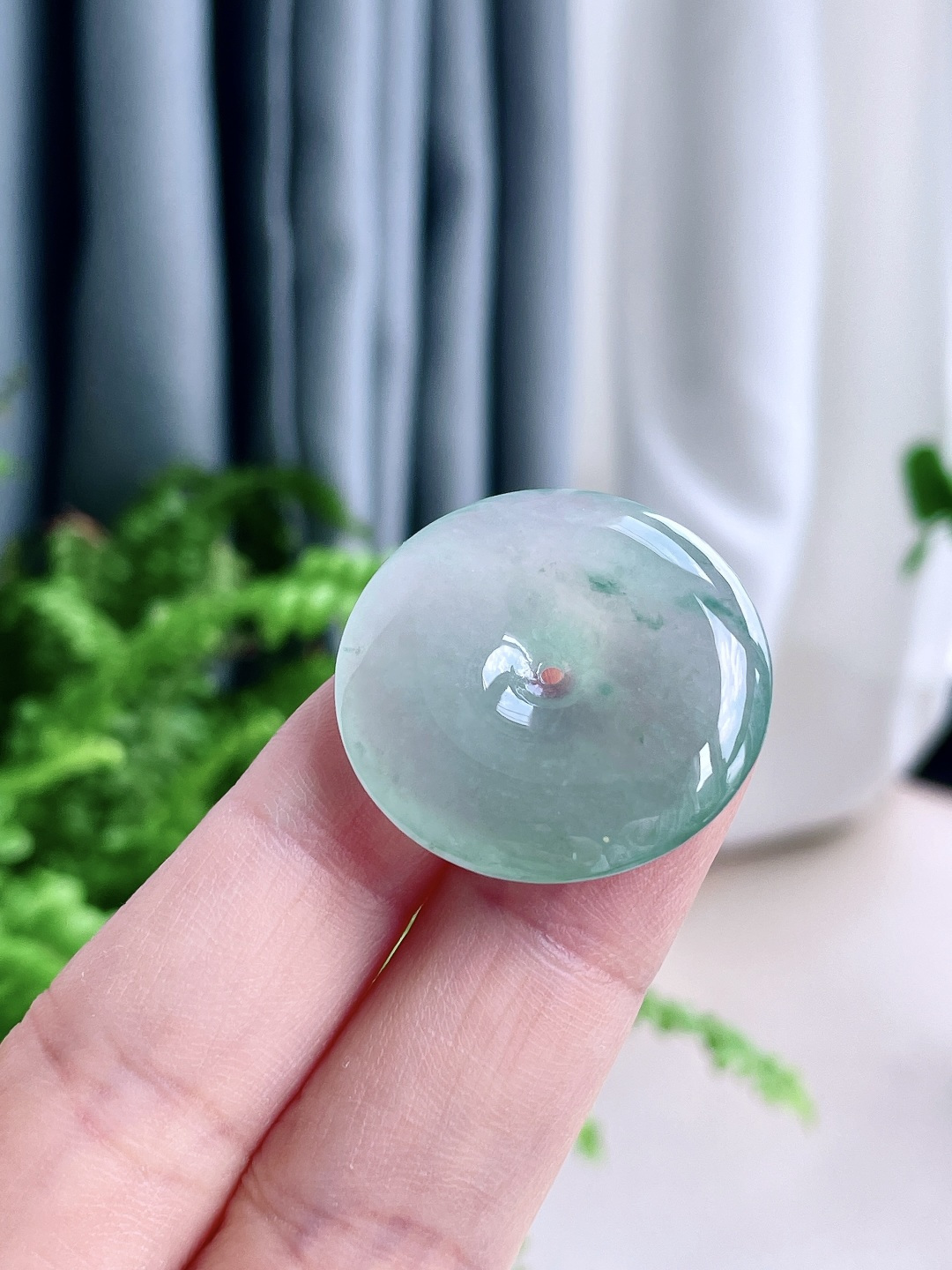 冰晴水飘花平安扣吊坠,性比高