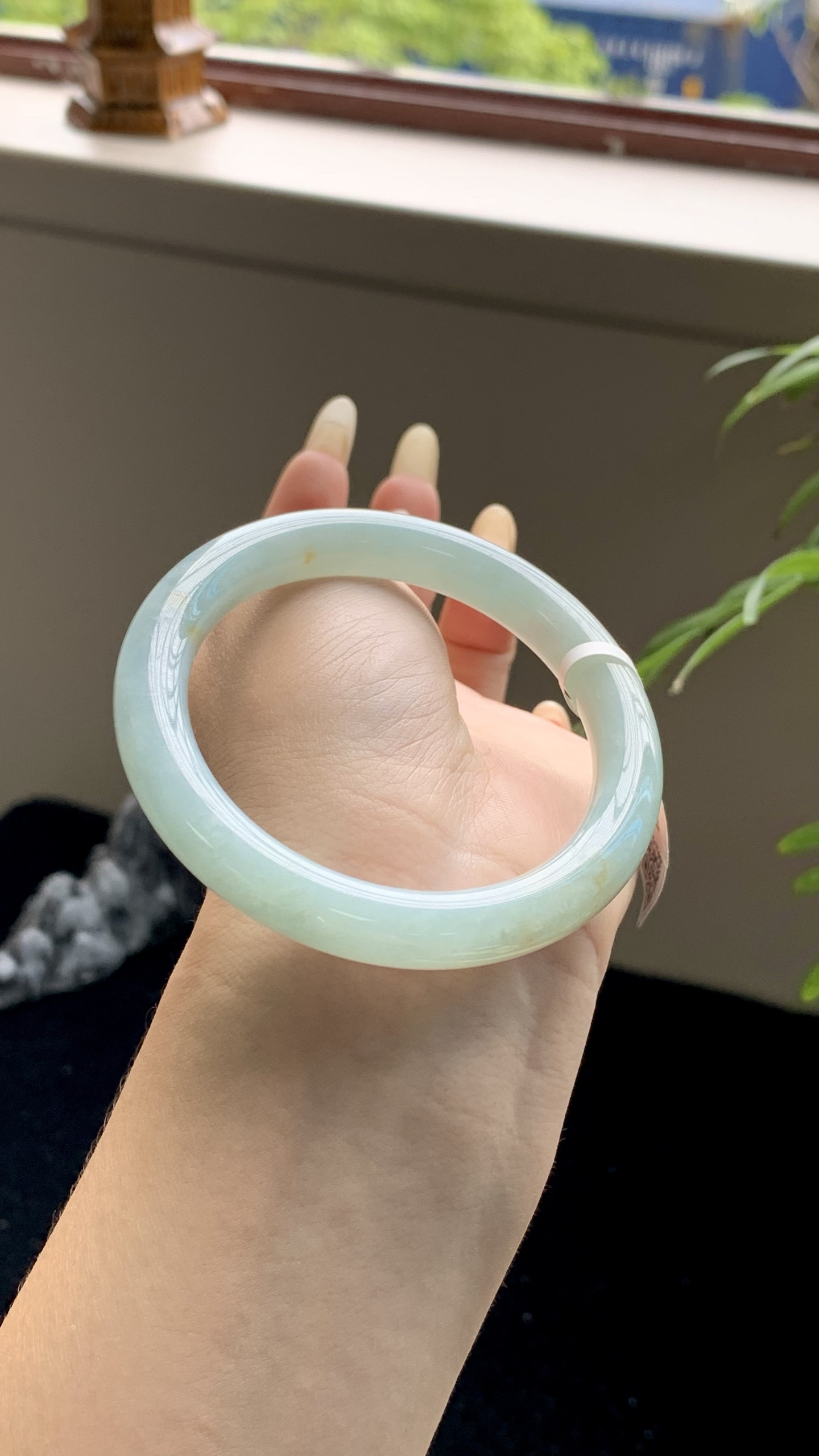 晴蓝洒金圆条成品 HY-6705 尺寸：55-9-9