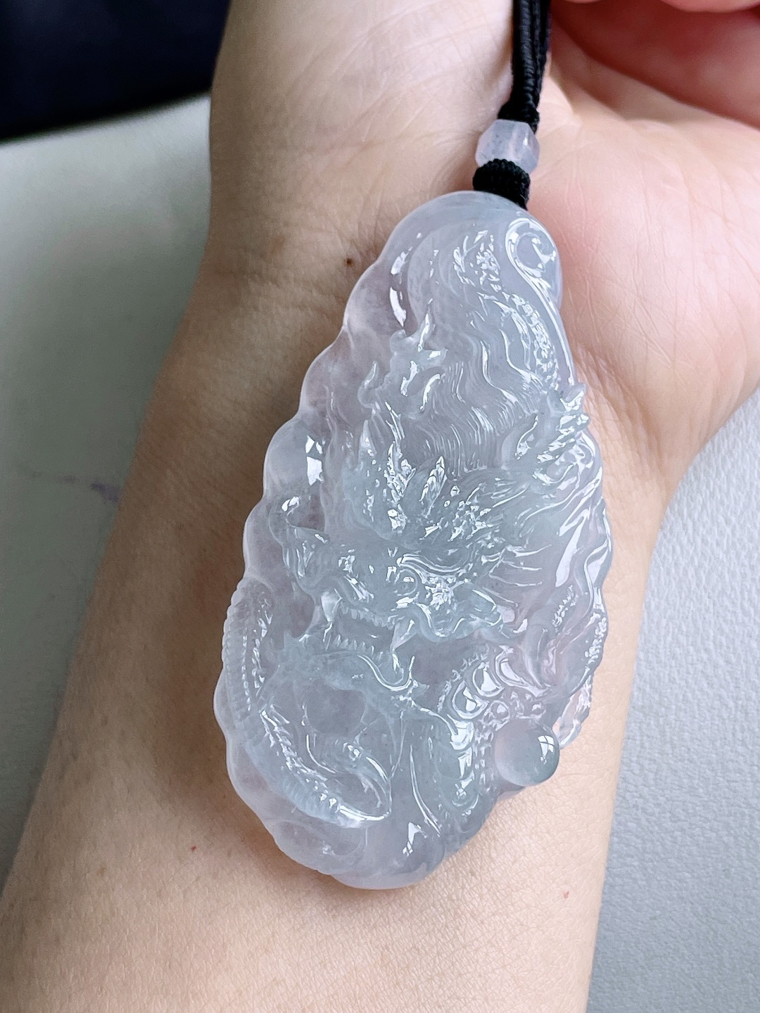 白冰龙牌大龙牌吊坠,性比高