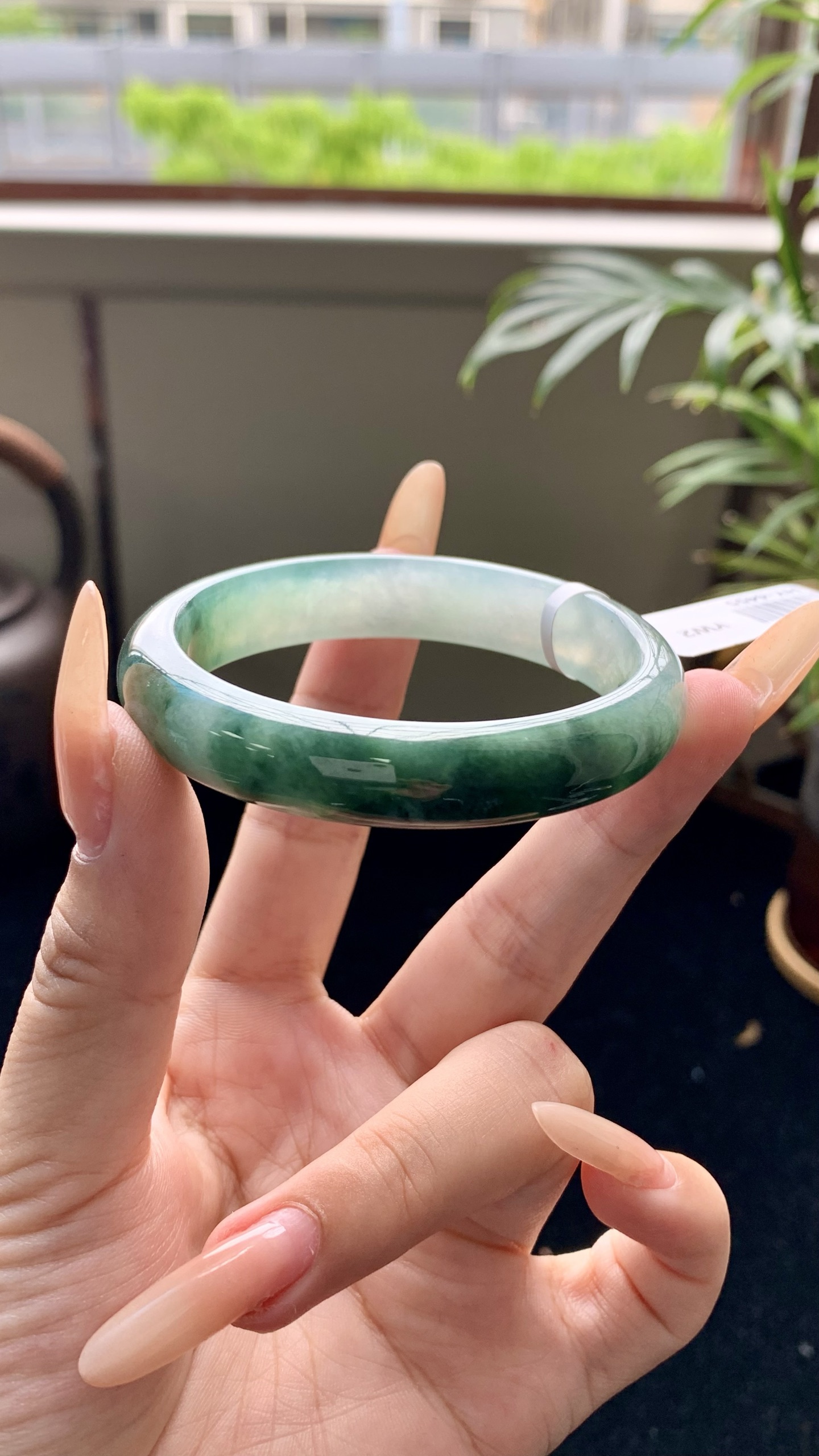 飘绿花贵妃成品 HY-4455 尺寸：50.5-44-11-6.5