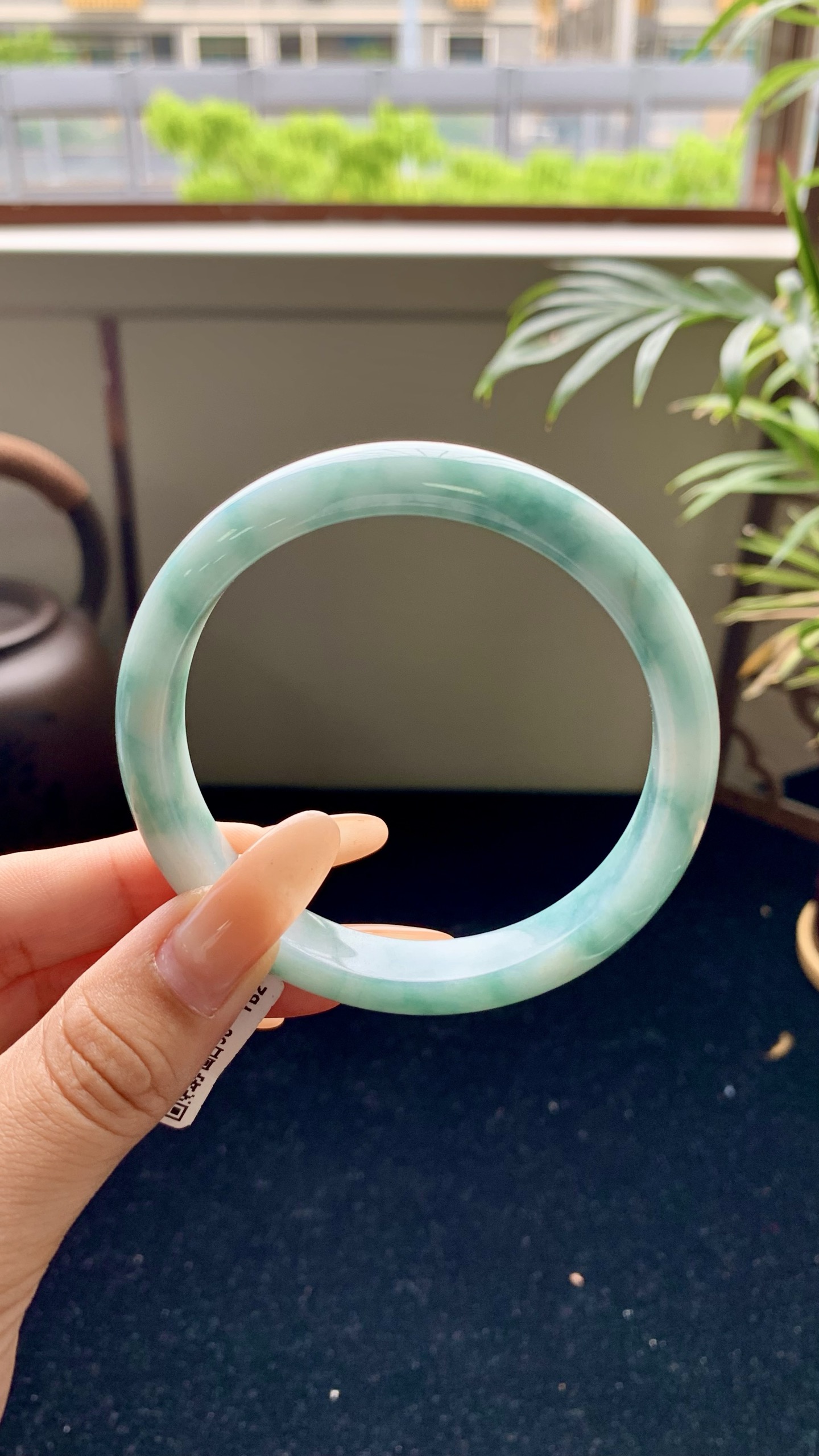 飘蓝花正圈成品 HYY-2059 尺寸：58-12-7