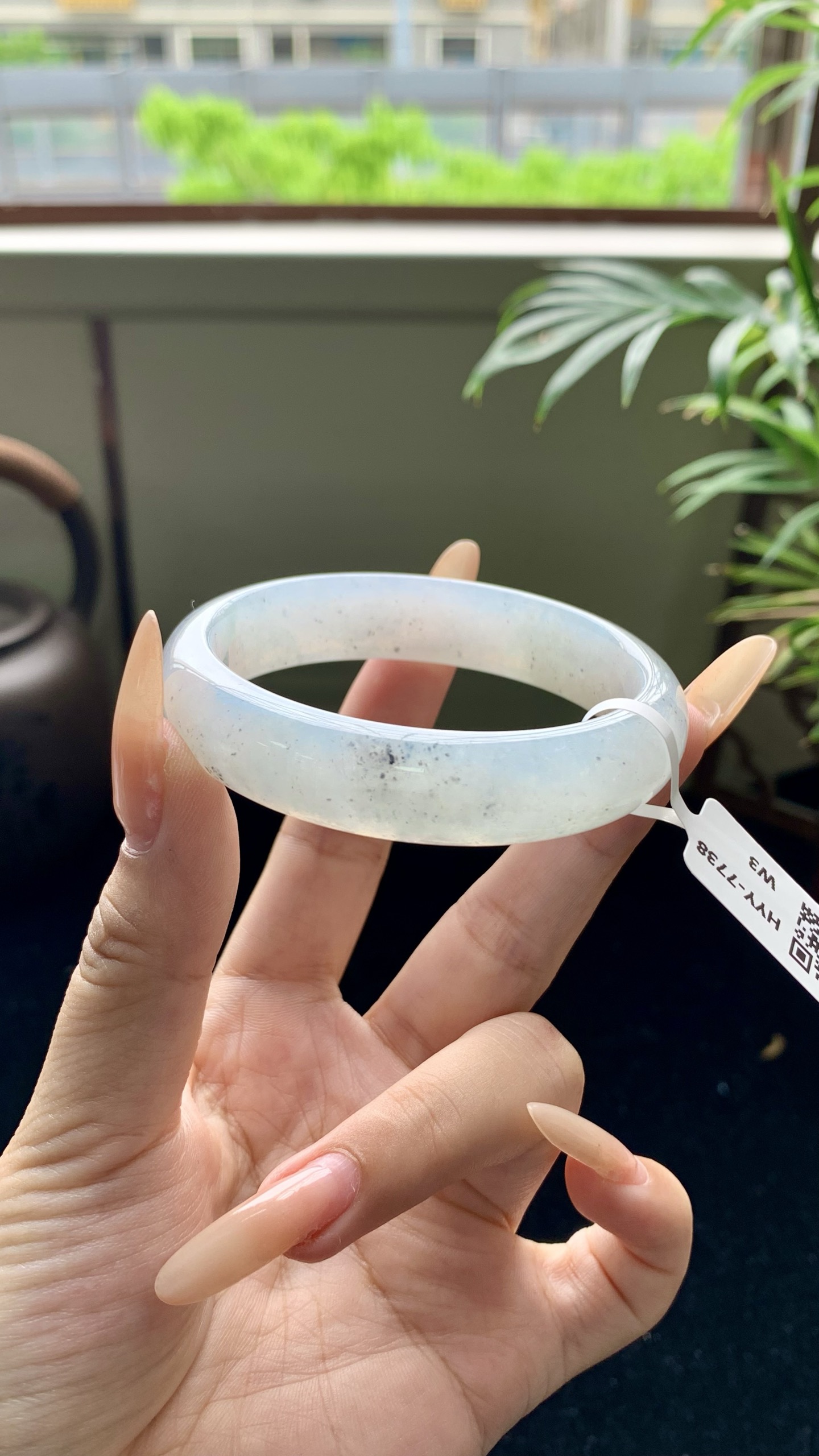 乌鸡飘花正圈成品 HYY-7738 尺寸：53-13-7