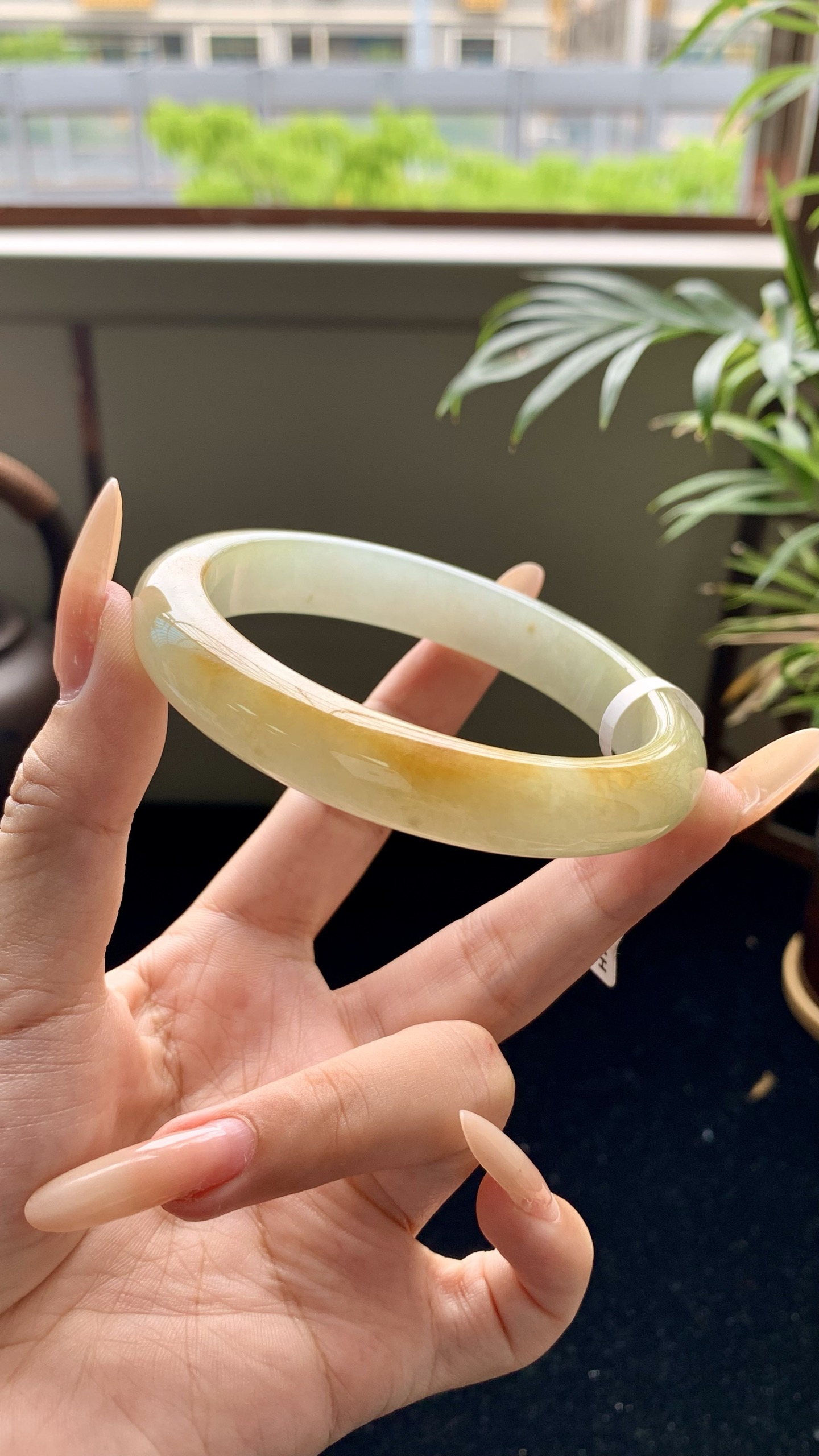 黄翡正圈成品 HYY-6668 尺寸：60-12-8