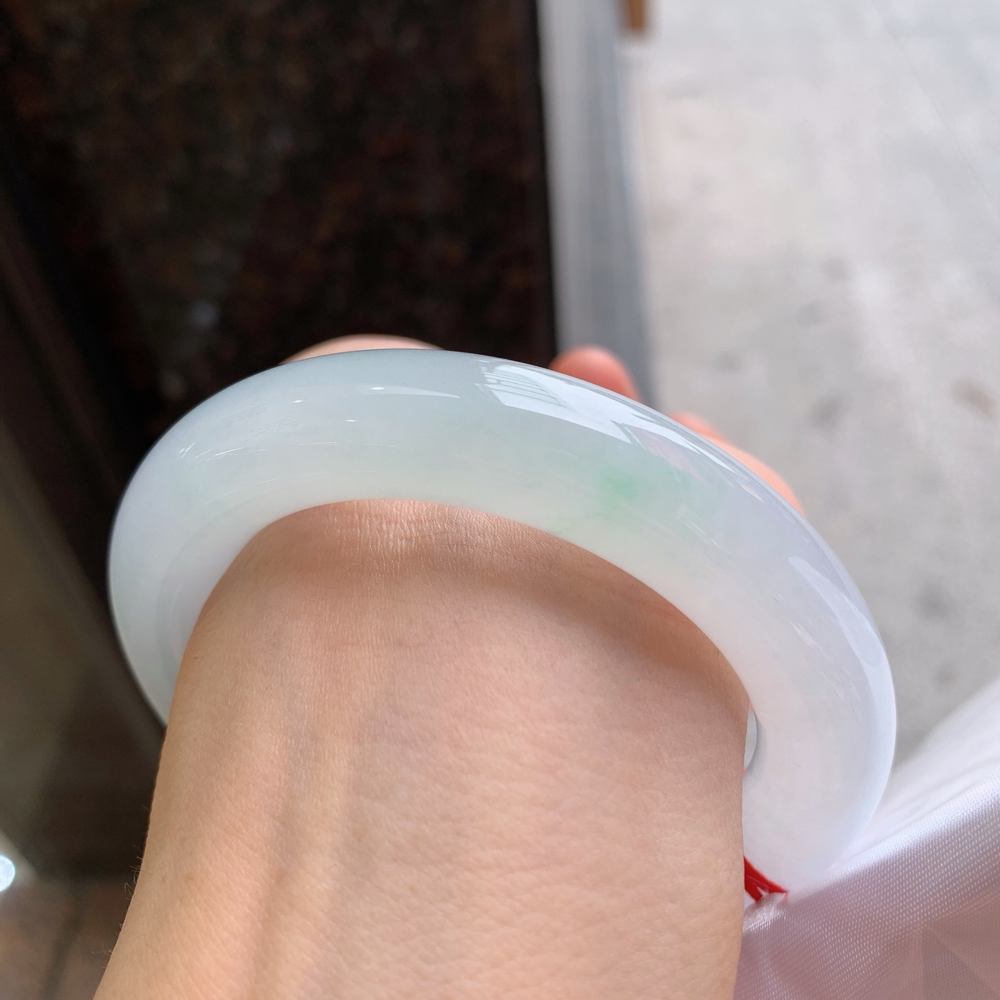 圆条冰飘绿 无裂,版型好