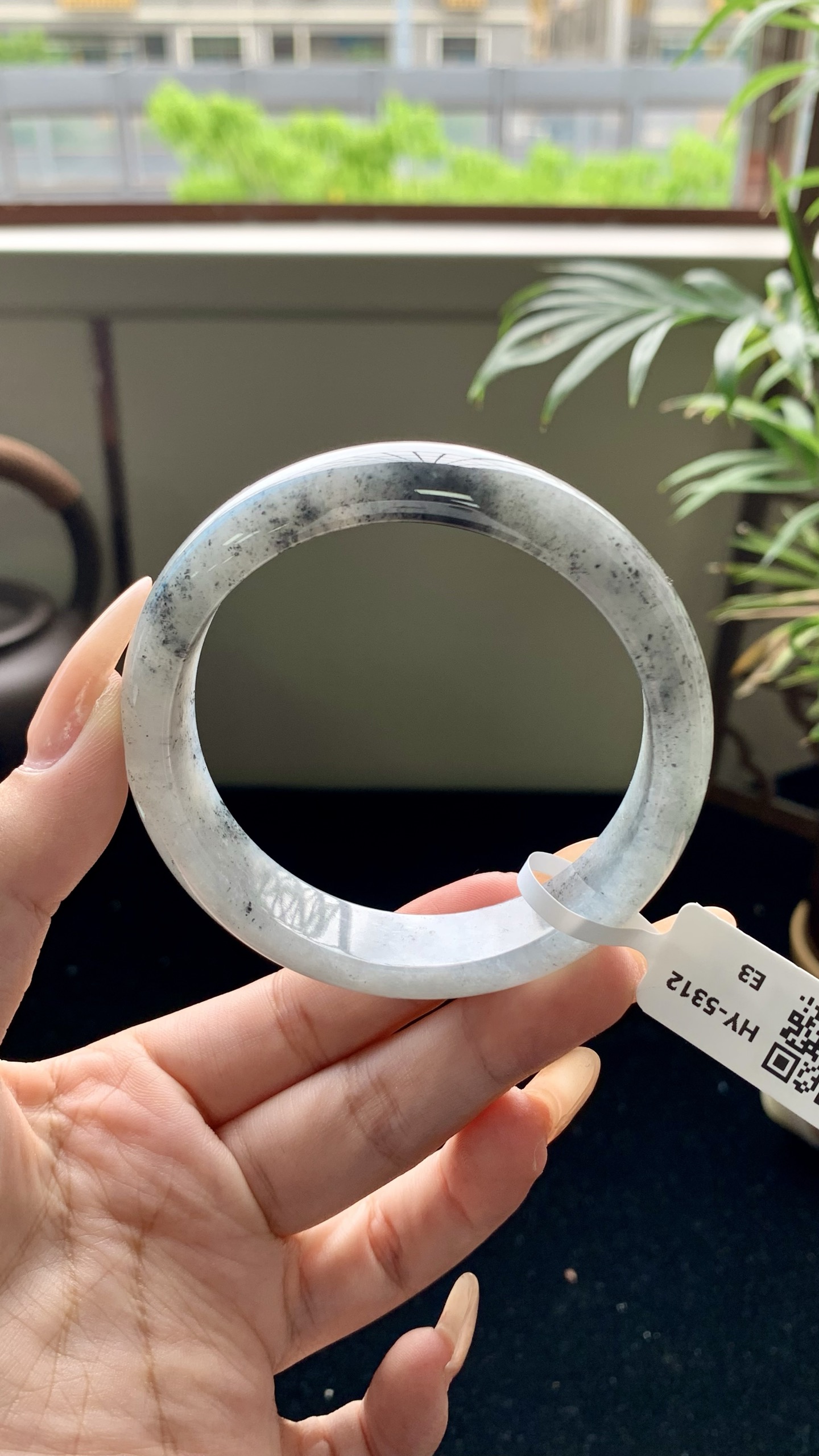 乌鸡飘花正圈成品 HY-5312 尺寸：56.5-14-7.5