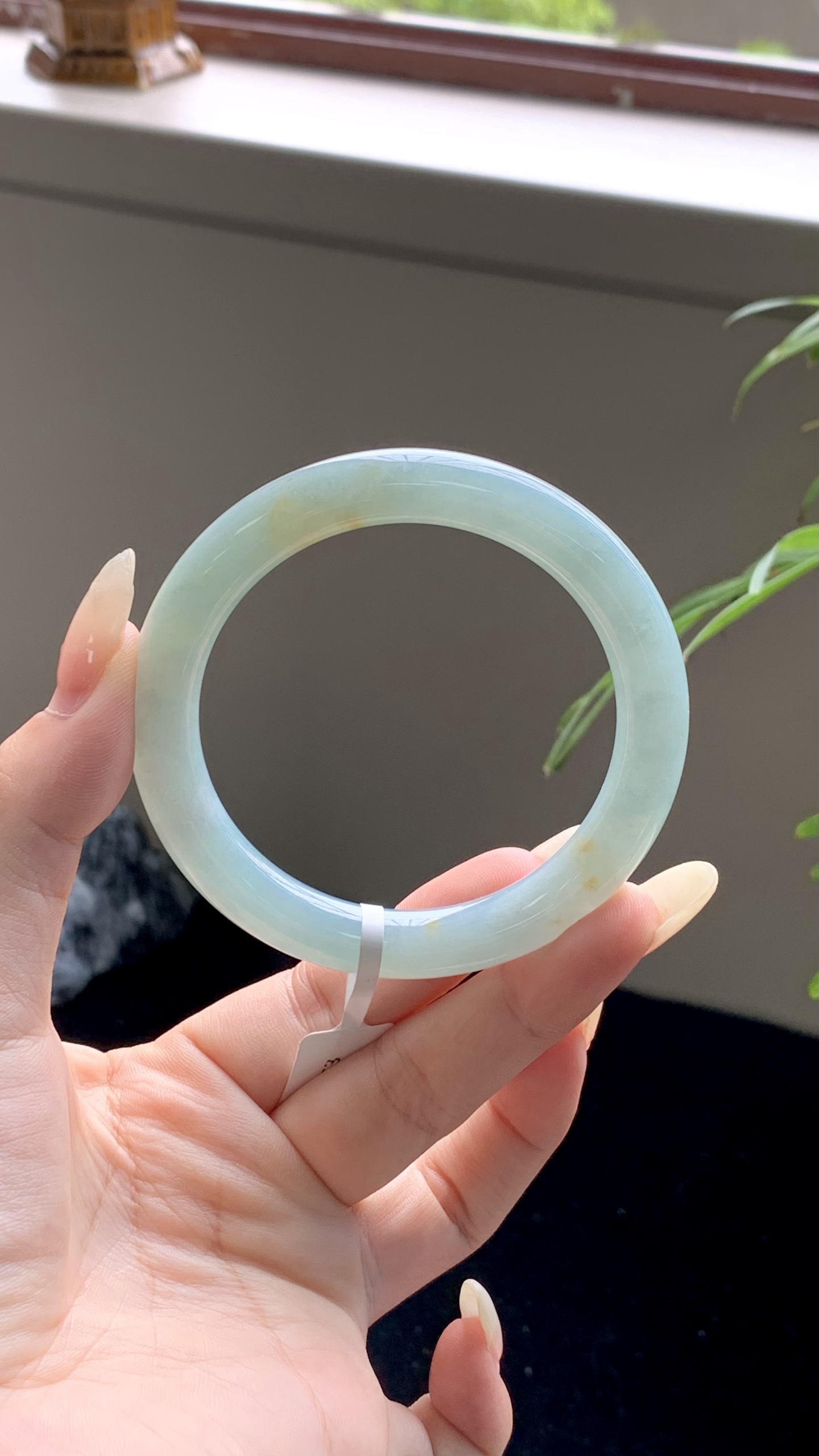 晴蓝洒金圆条成品 HY-6705 尺寸：55-9-9