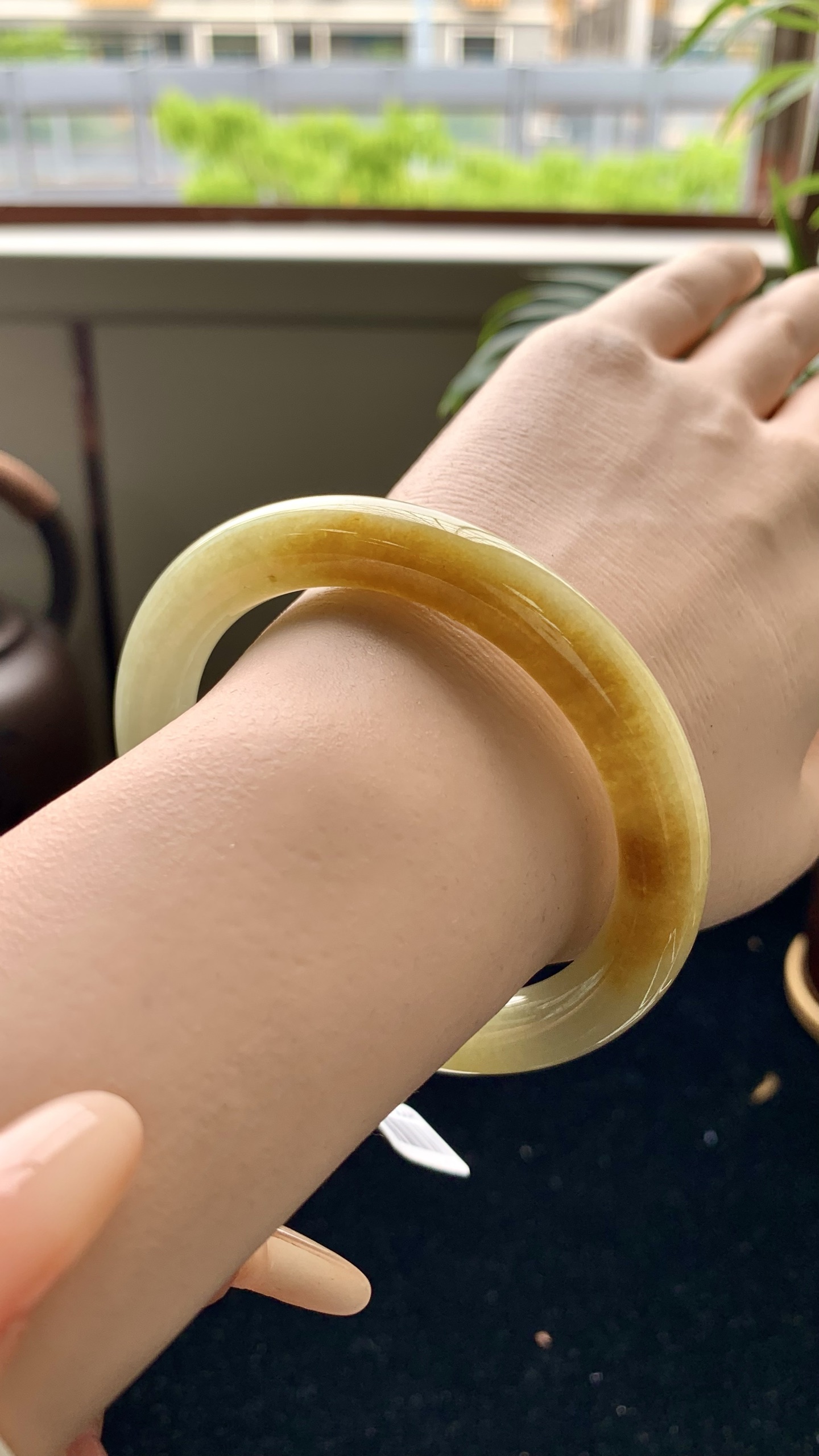 黄翡圆条成品 HYY-7175 尺寸：58-10-10