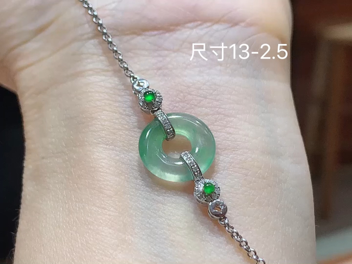 ️冰晴甜甜圈手链,,尺寸，13-2.5