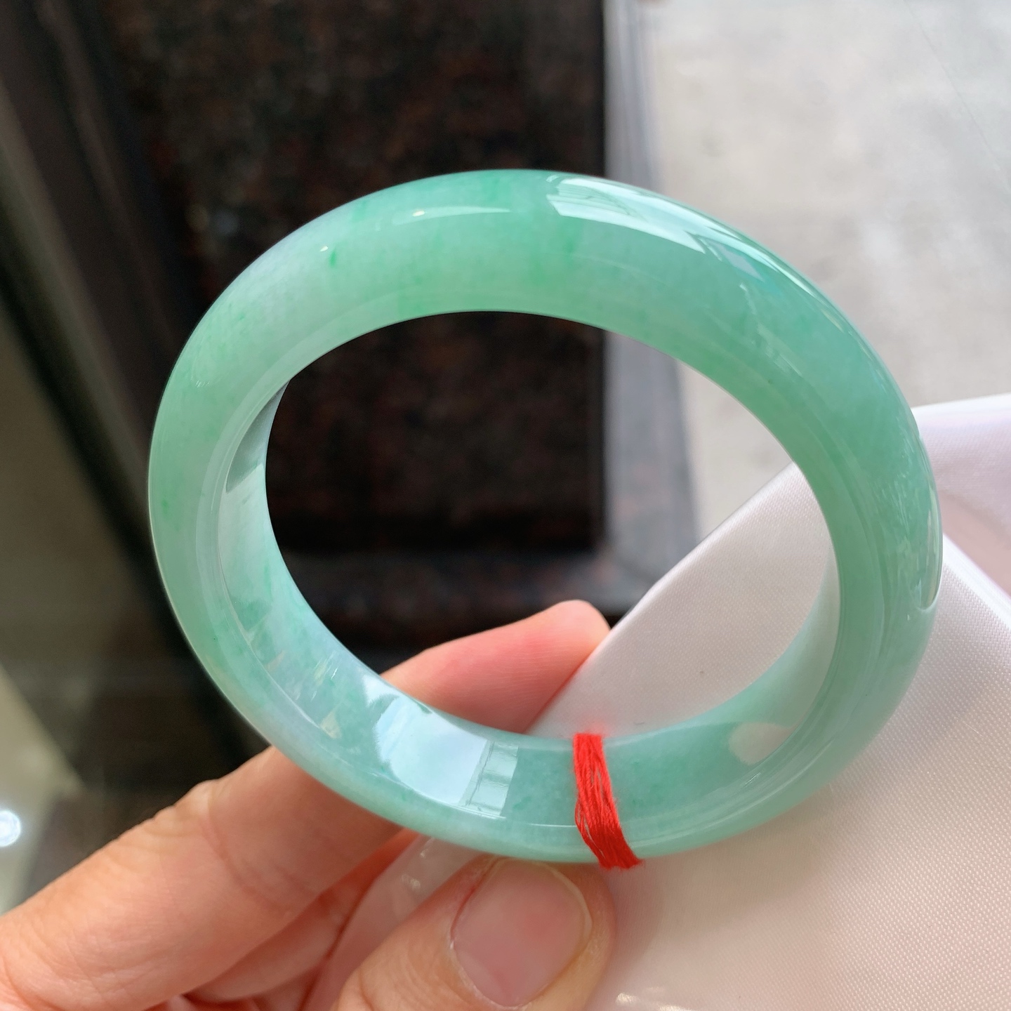 正圈飘绿 无裂 版型好