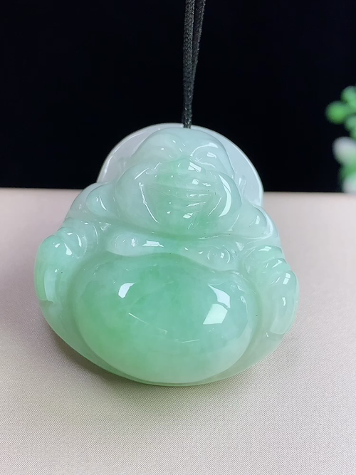 飘绿佛公，无裂，尺寸30.4-29.5-11.1mm，D29yxa