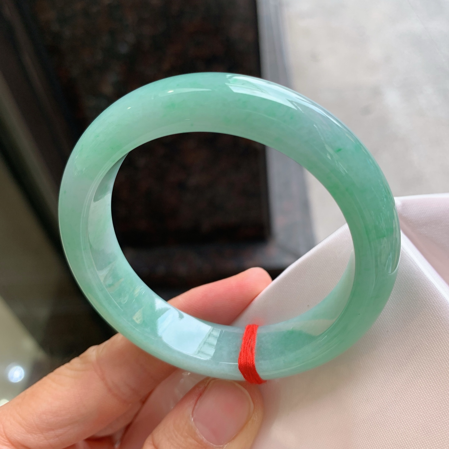 正圈飘绿 无裂 版型好