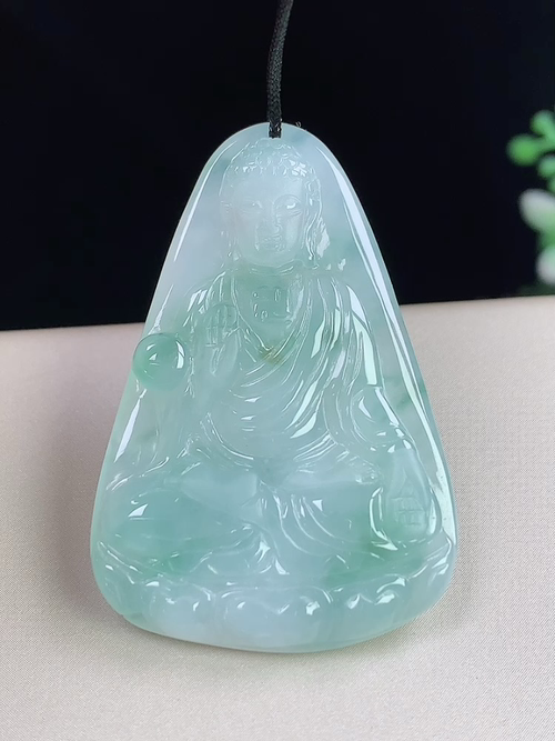 飘花阿弥陀佛，无裂，尺寸41.6-27.3-4.5mm，D29jwa6