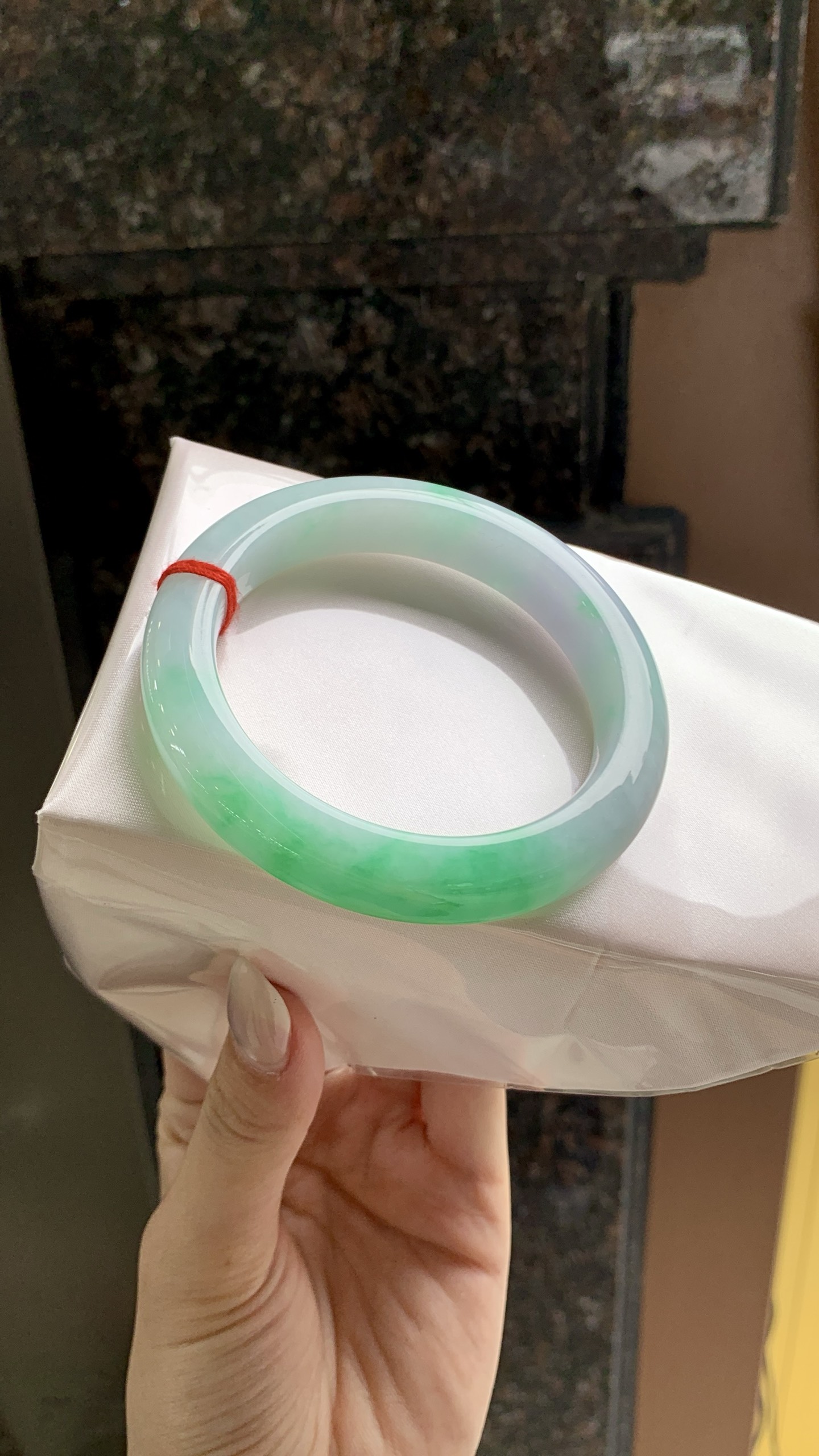 春彩成品手镯,尺寸58.3-12.4-10.2