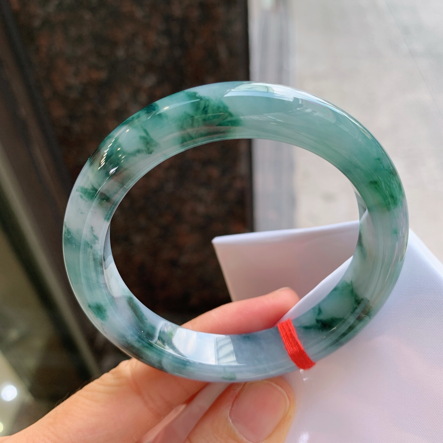 正圈飘花 无裂 细腻