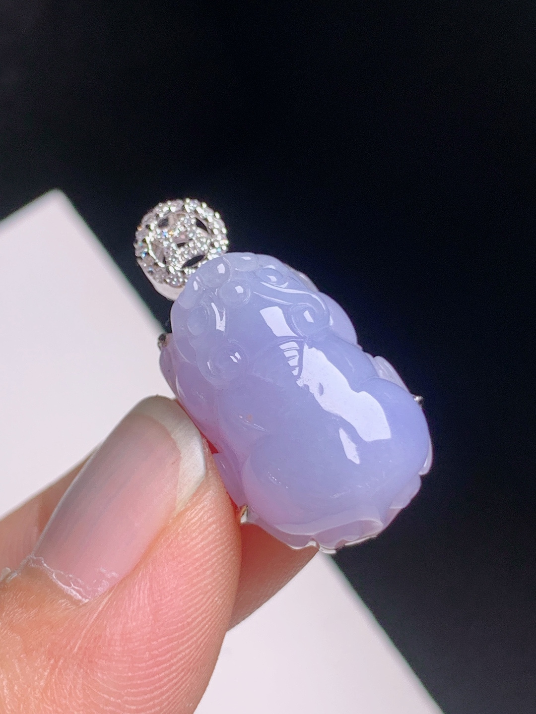 貔貅吊坠，色泽浓郁，雕工精致，守财聚福，裸石20.2-13.3-7.226