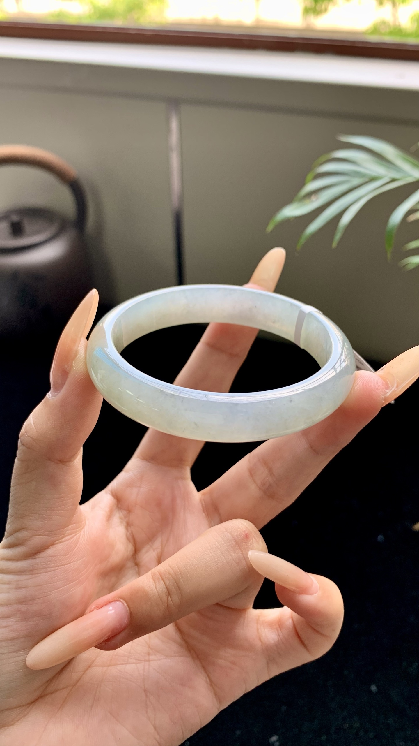 黄翡乌鸡正圈成品,LST041-21,尺寸：52-11-7