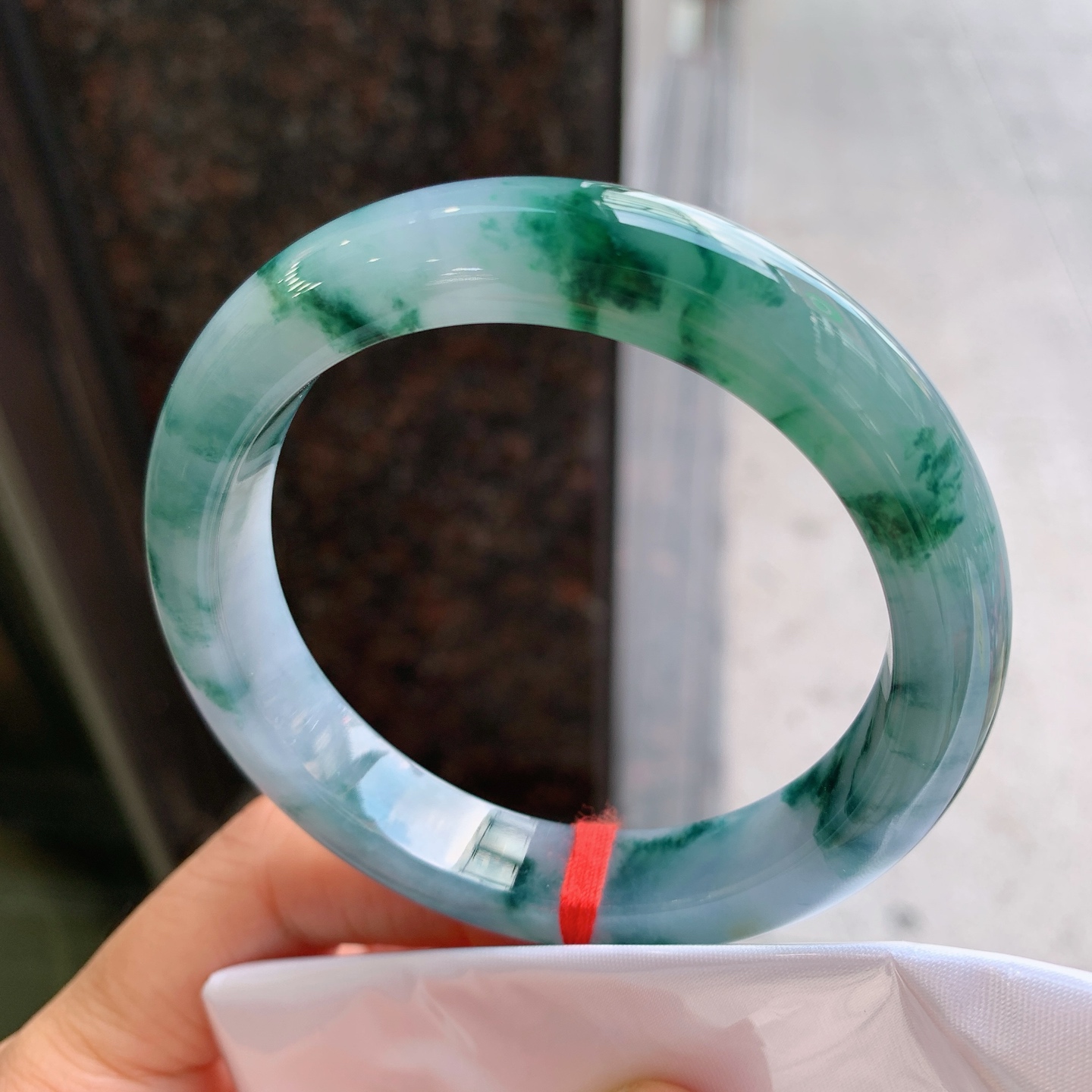 正圈飘花 无裂 细腻