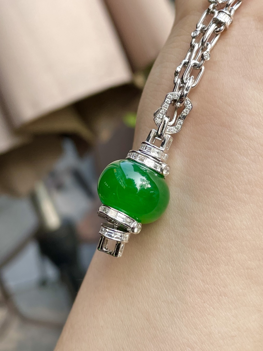 新品 | 冰种路路通三戴款，直径：14.8mm