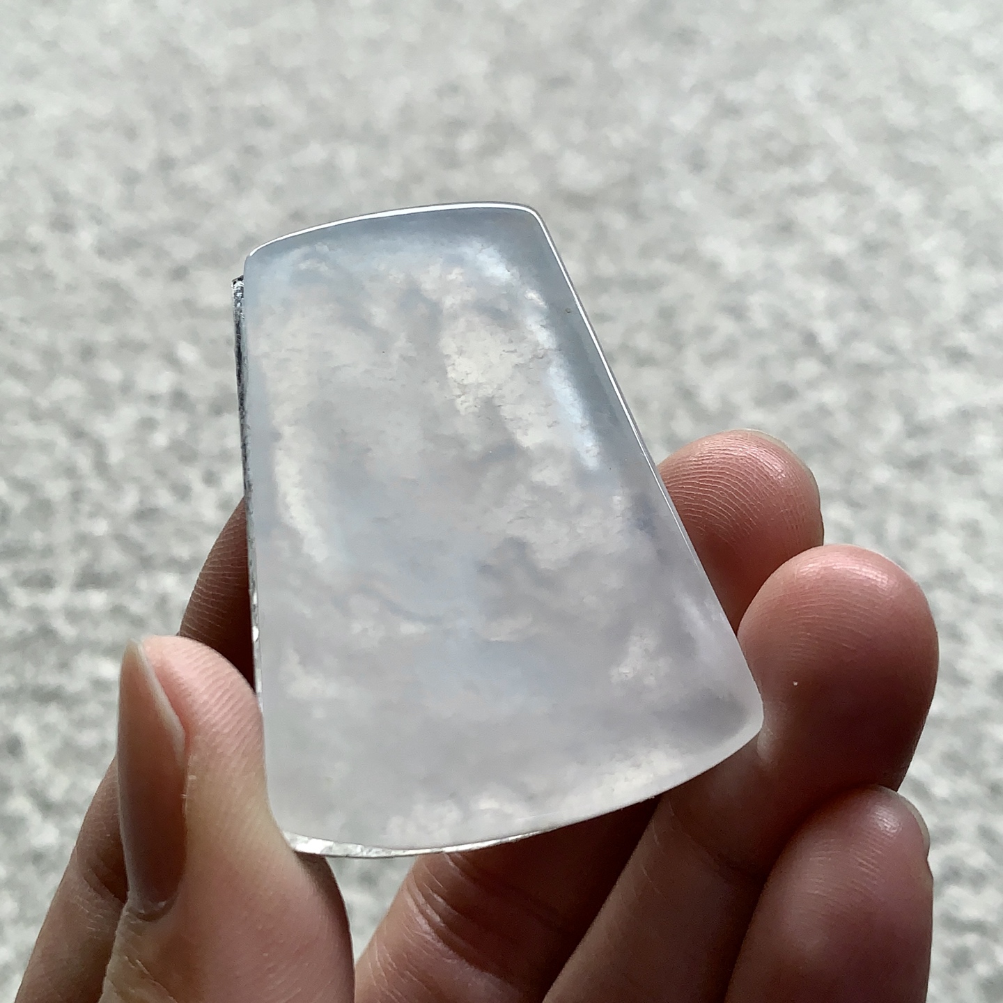 ️ 冰种山水牌，尺寸：45.4×33.8×5.2