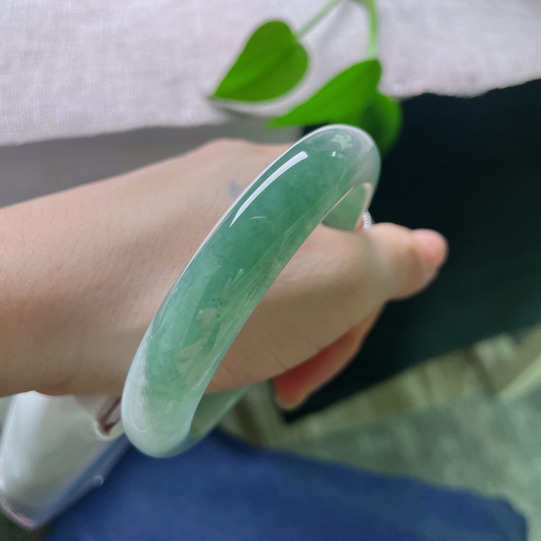 油青正圈，半山水有相逢，冰润细腻，沉稳贵气，无裂，ss57862a
