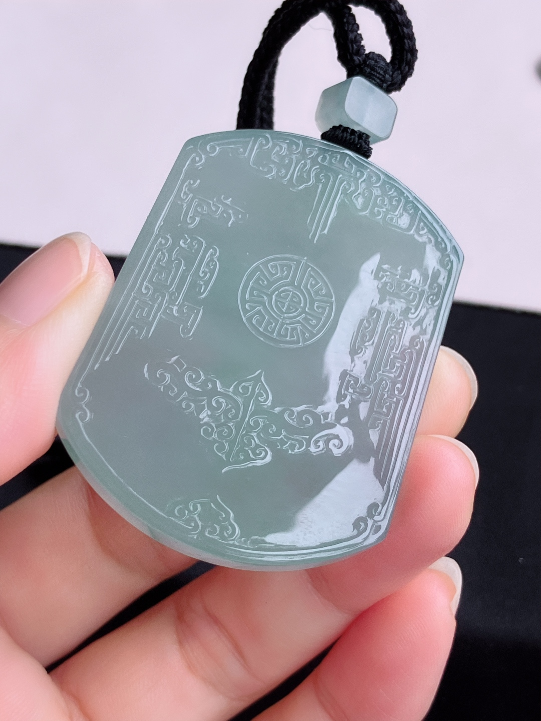 ️底色平安牌，晶莹剔透，尺寸50.8/38/5.8/自然光实拍