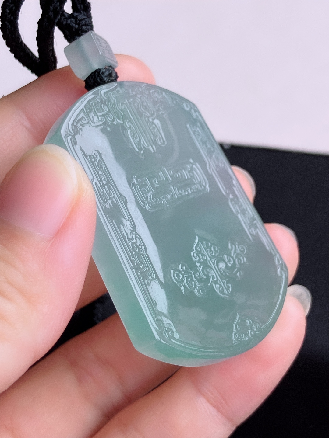 ️底色平安牌，晶莹剔透，尺寸50.8/38/5.8/自然光实拍
