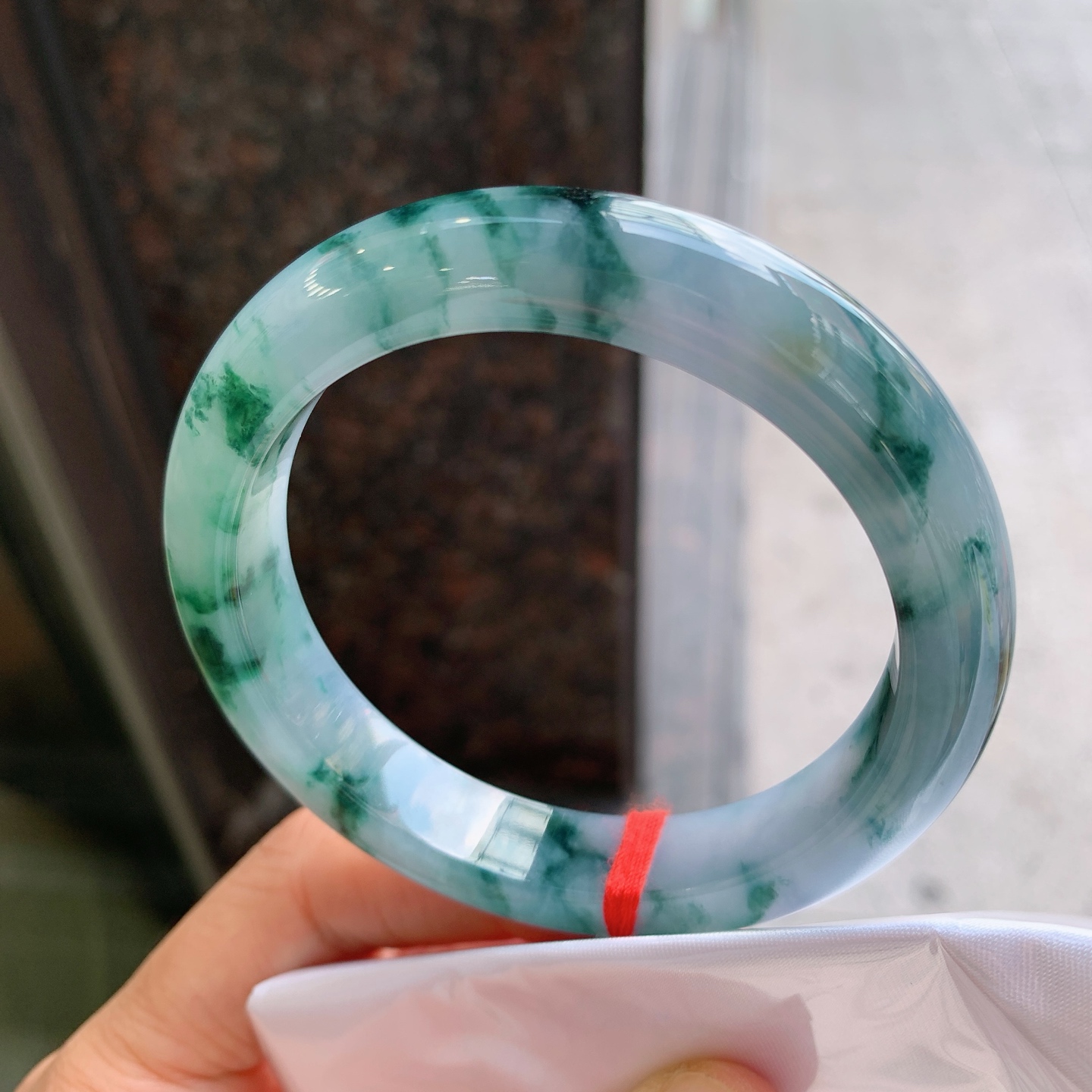 正圈飘花 无裂 细腻