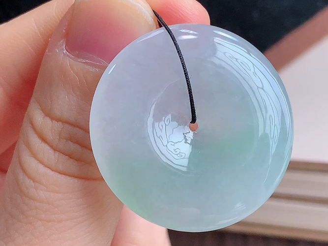 ️ 平安扣，无裂，尺寸31.4-5.4mm，包A附证书