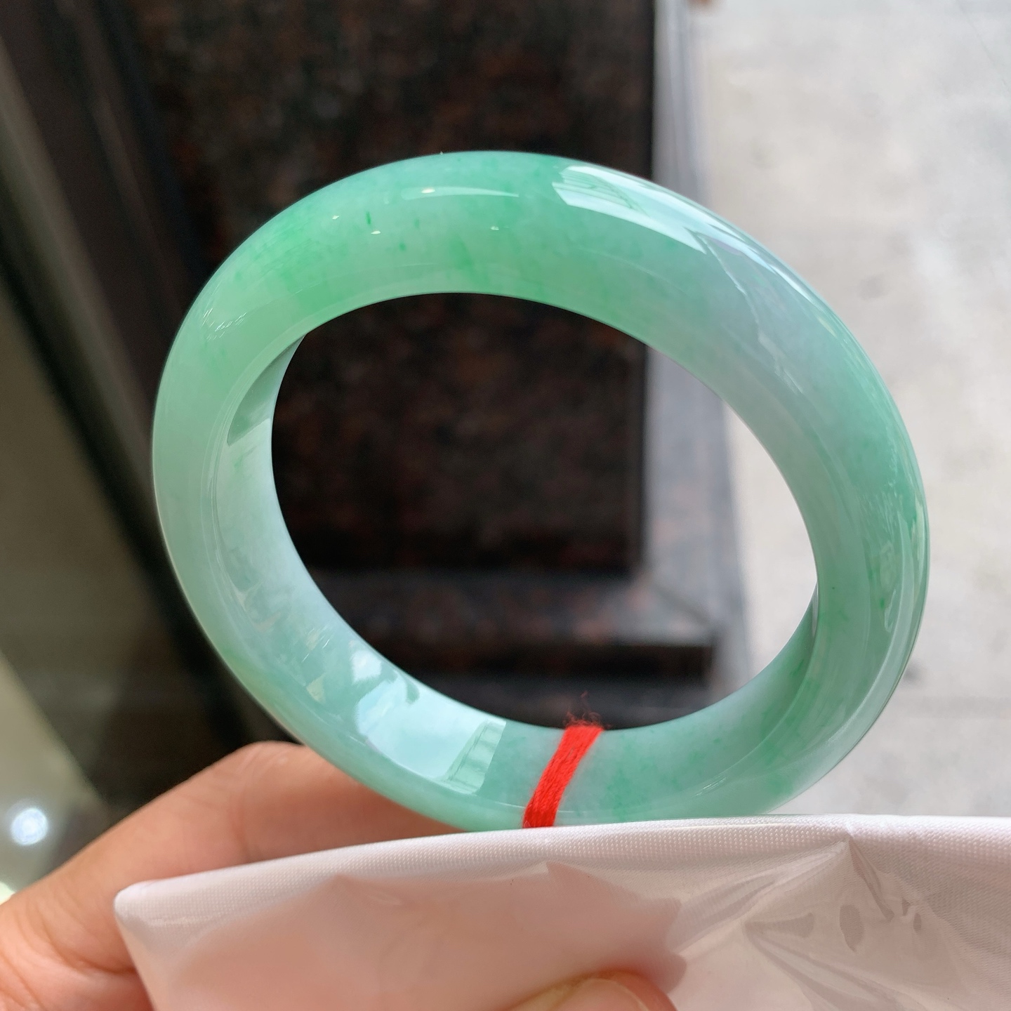 正圈飘绿 无裂 版型好