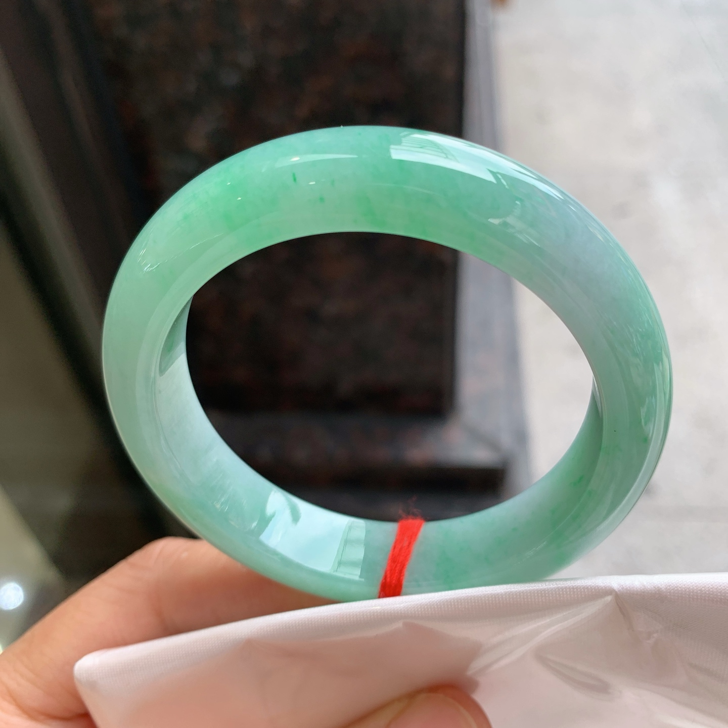 正圈飘绿 无裂 版型好
