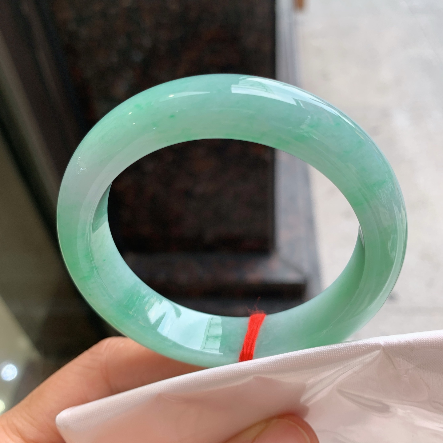 正圈飘绿 无裂 版型好