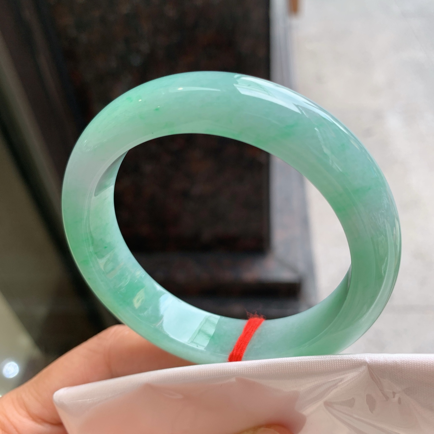 正圈飘绿 无裂 版型好
