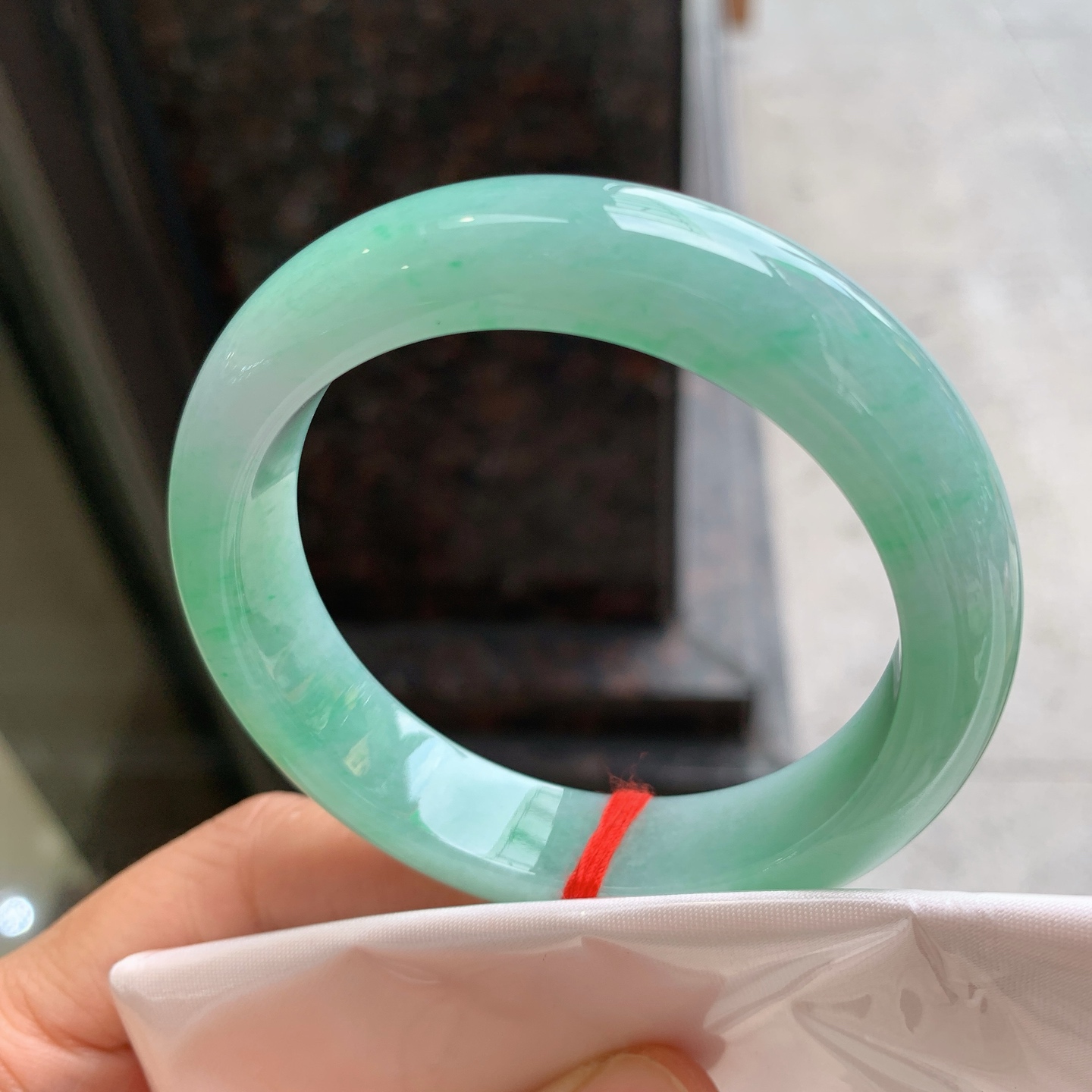正圈飘绿 无裂 版型好