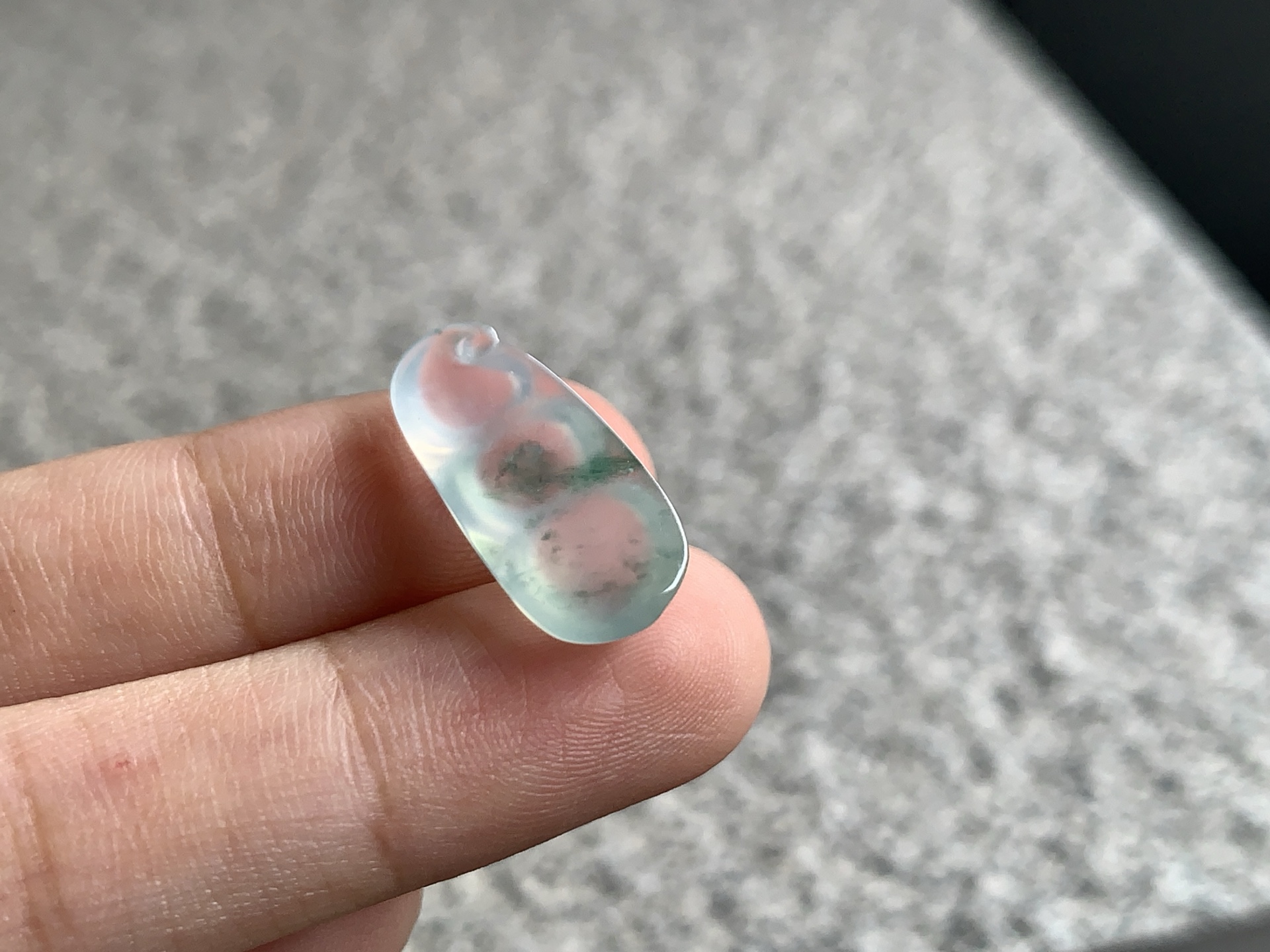 飘绿福豆，尺寸：18.8×8.6×4.3