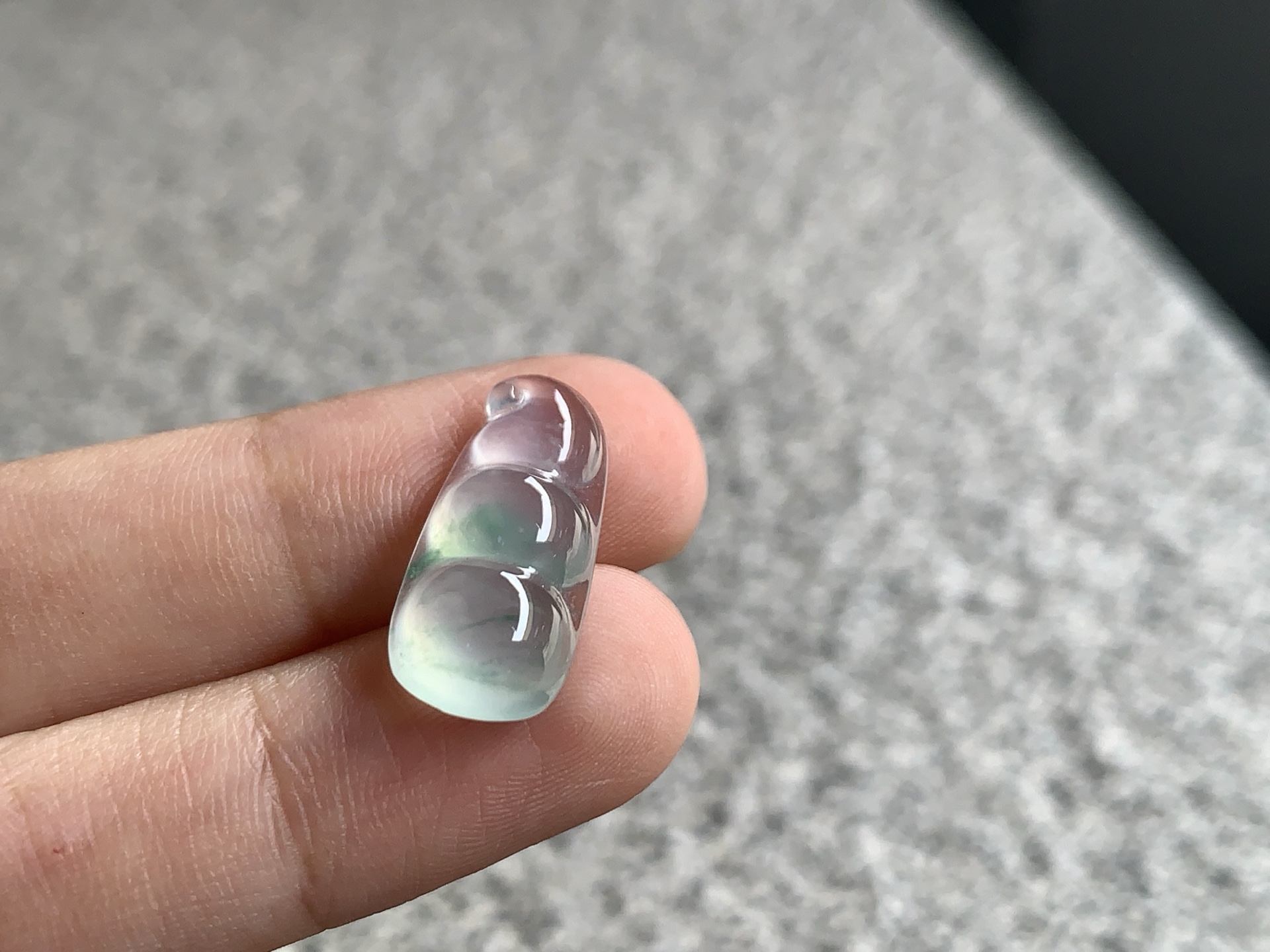 飘绿福豆，尺寸：18.8×8.6×4.3