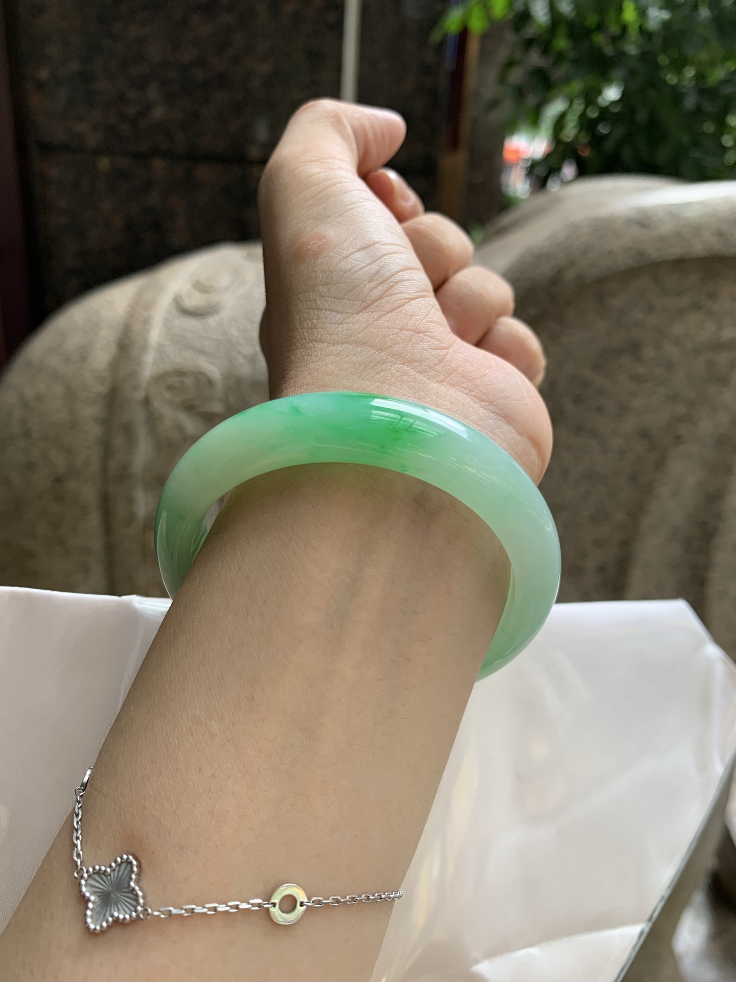 白底青正圈,0829-HN1455,打灯棉线