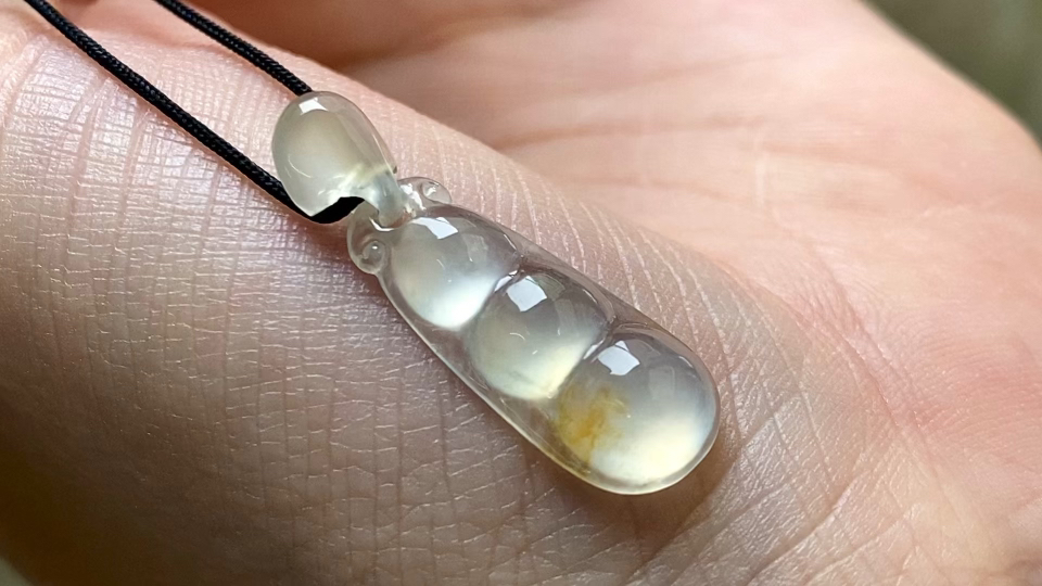 玻璃钢黄金拉环福豆,25.8*9*4.2 完整