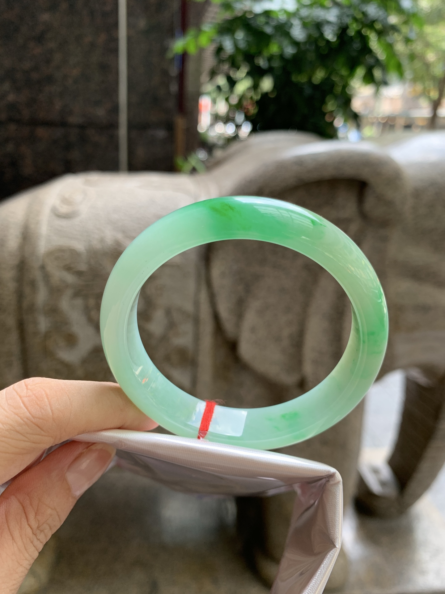 白底青正圈,0829-HN1455,打灯棉线