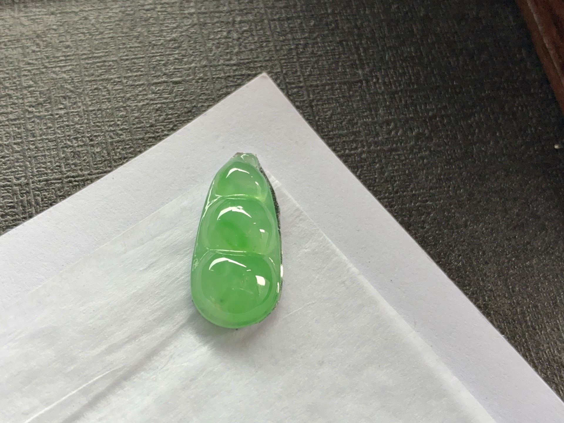 冰绿福豆，尺寸：20.4×9.4×4.3