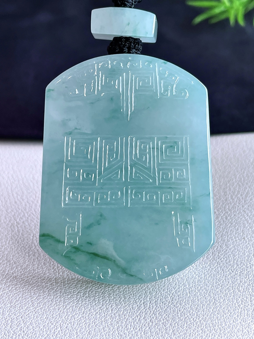 冰飘花仿古牌吊坠,说明,厚装,尺寸49-37.3-9.5,重量56克