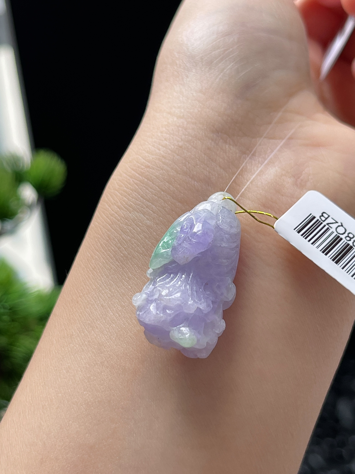 翡翠糯化种紫色玉白菜