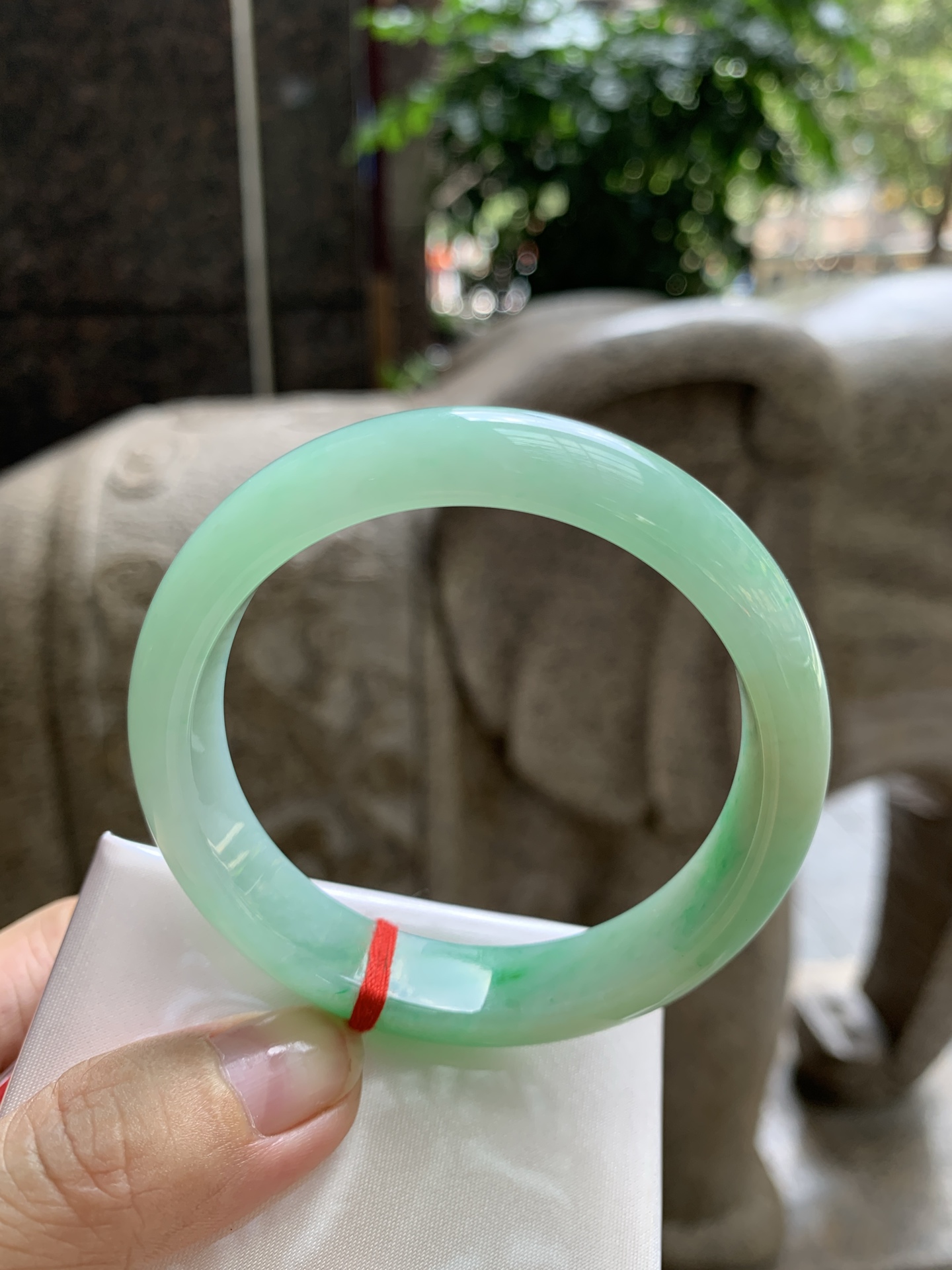 白底青正圈,0829-HN1455,打灯棉线