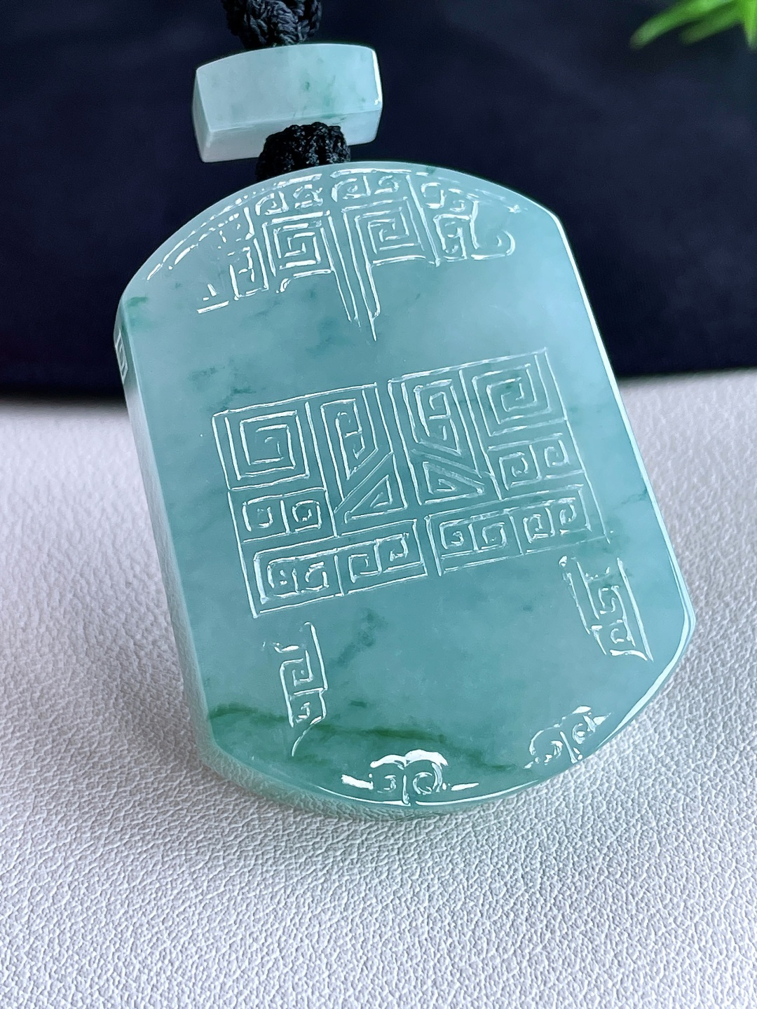 冰飘花仿古牌吊坠,说明,厚装,尺寸49-37.3-9.5,重量56克