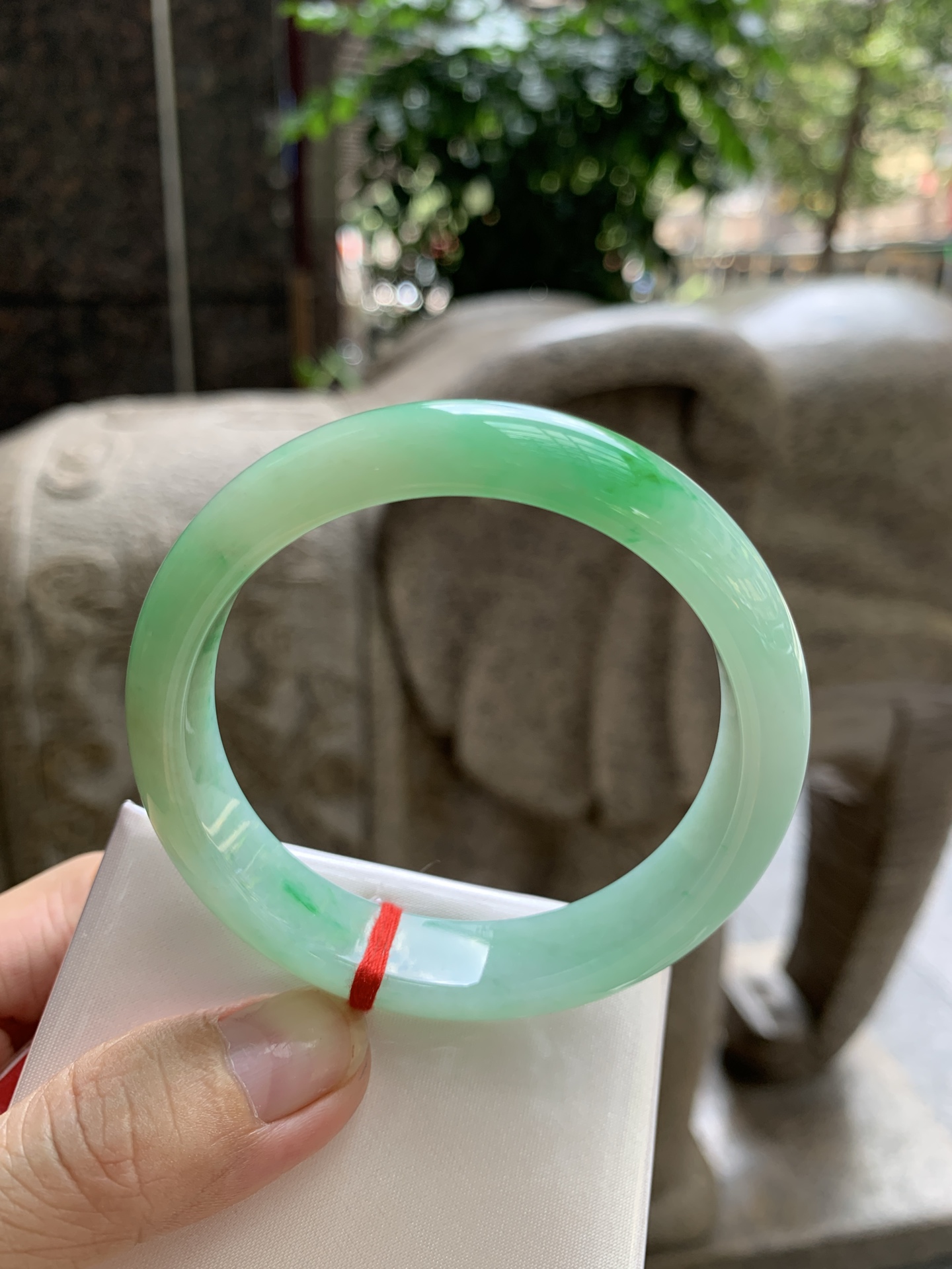 白底青正圈,0829-HN1455,打灯棉线