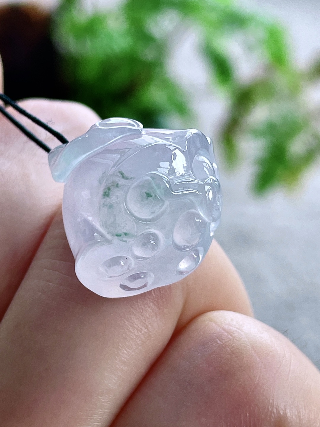 冰飘花莲蓬吊坠,无裂,性比高