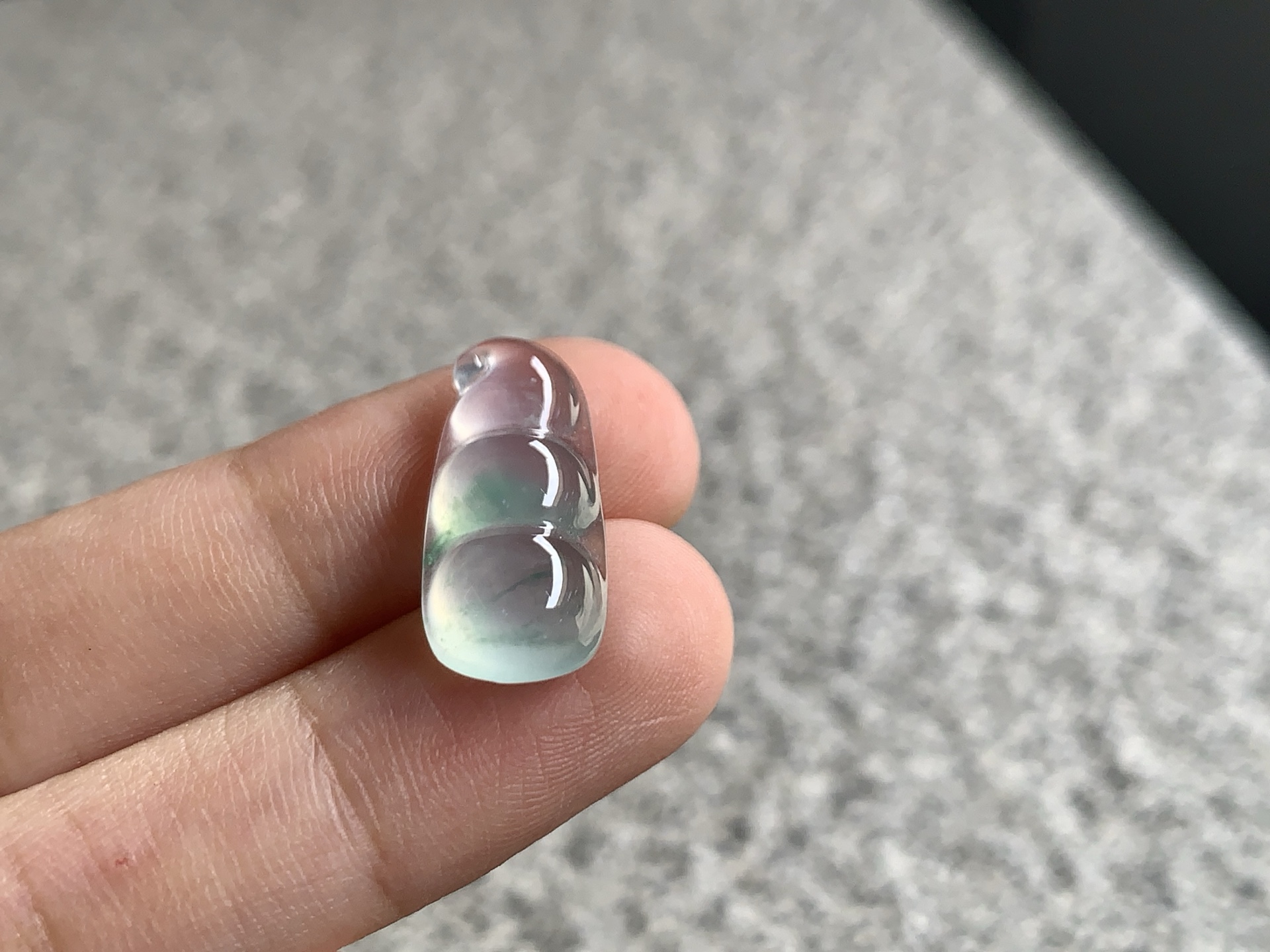 飘绿福豆，尺寸：18.8×8.6×4.3