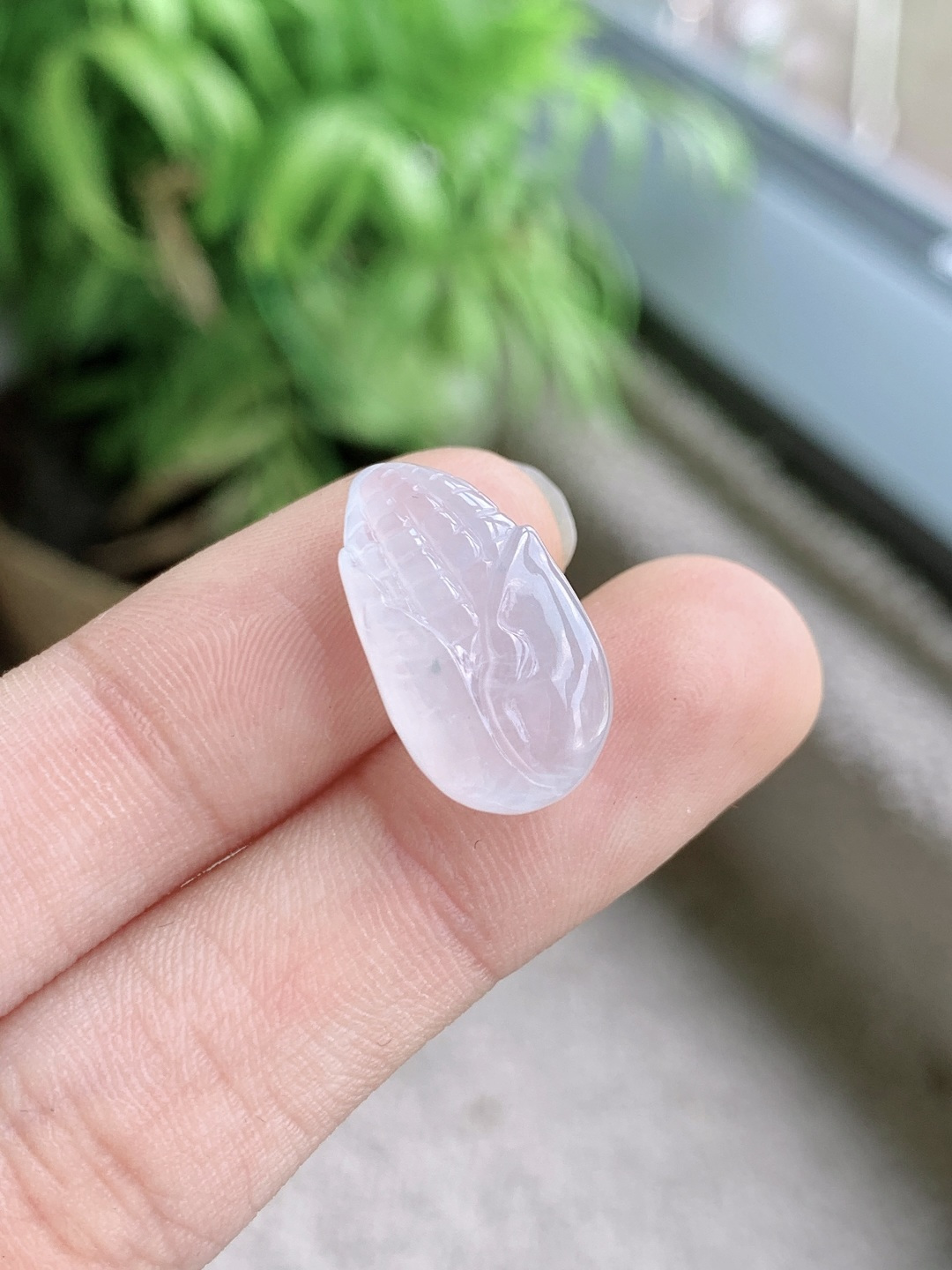 白冰玉米多子多福吊坠,无裂,性比高